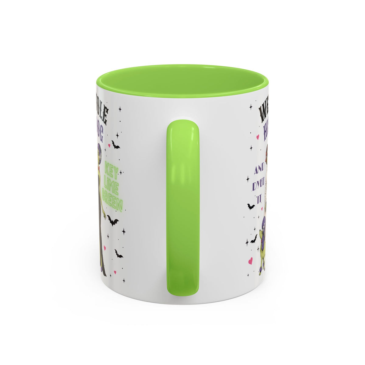 Monster Brides Dog Walk Mug — 11 oz Coffee Cup Lesbian Couple