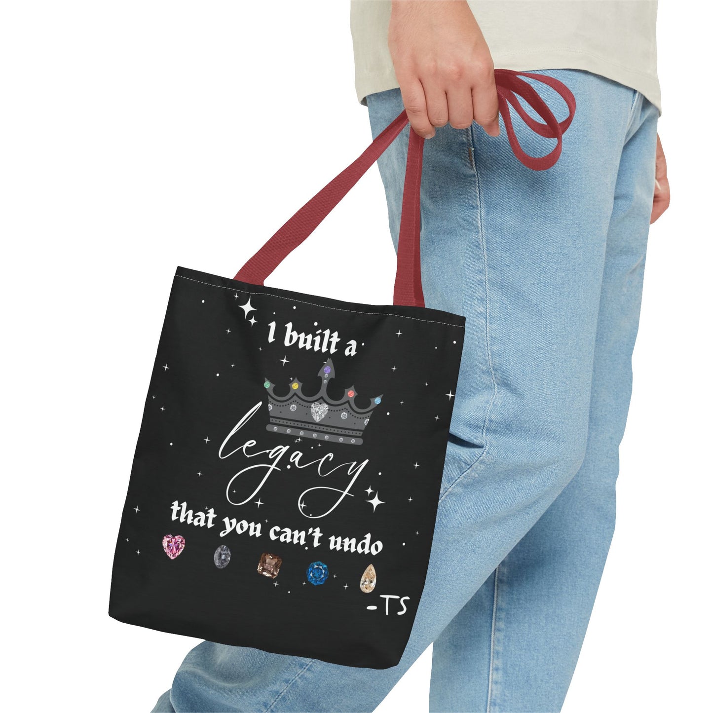 I Built a Legacy Tote Bag, Inspirational Tote, Motivational Bag, Empowerment Accessories, Swiftie bag