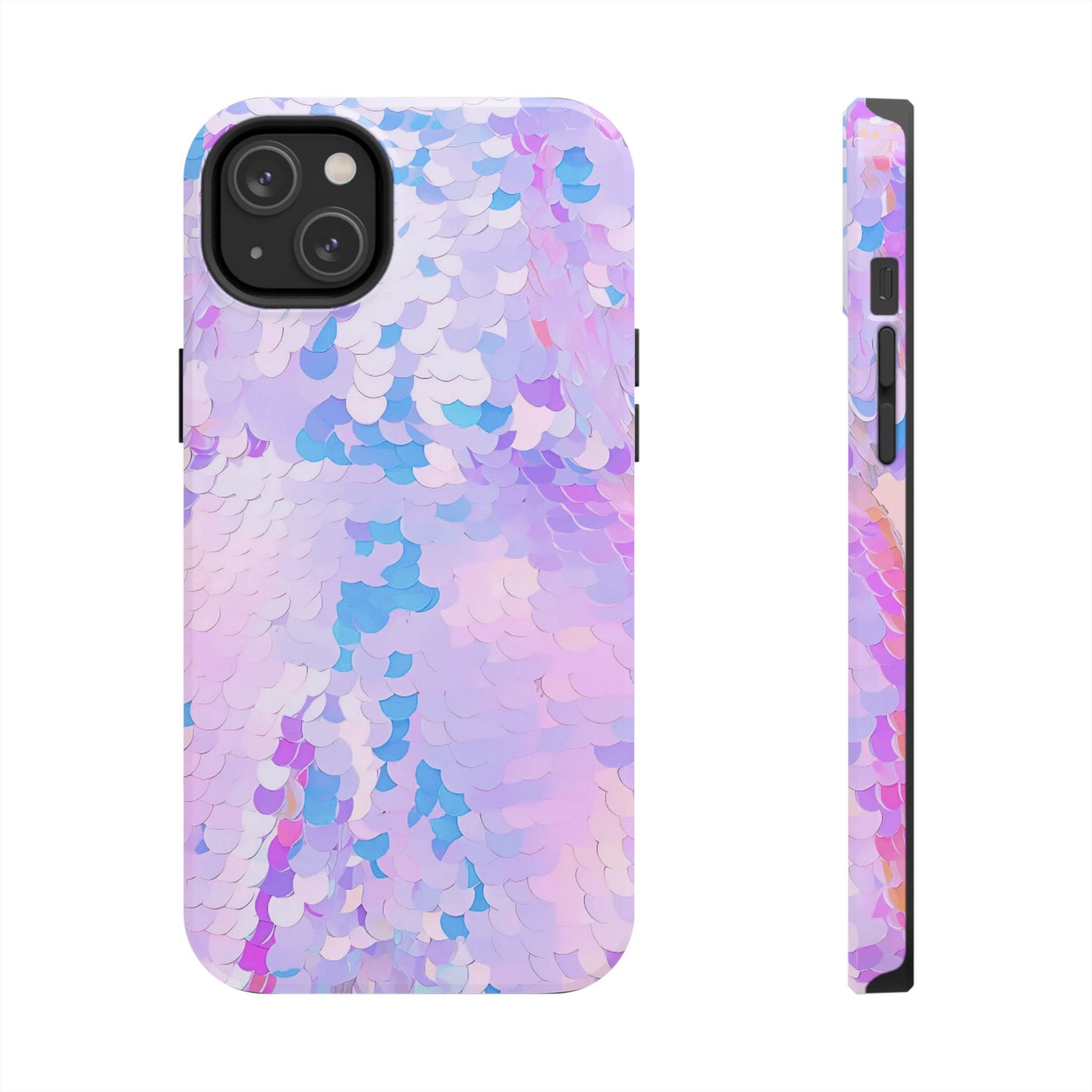 Colorful Sequin Romper Tough Phone Case - Stylish Protection for Your Device