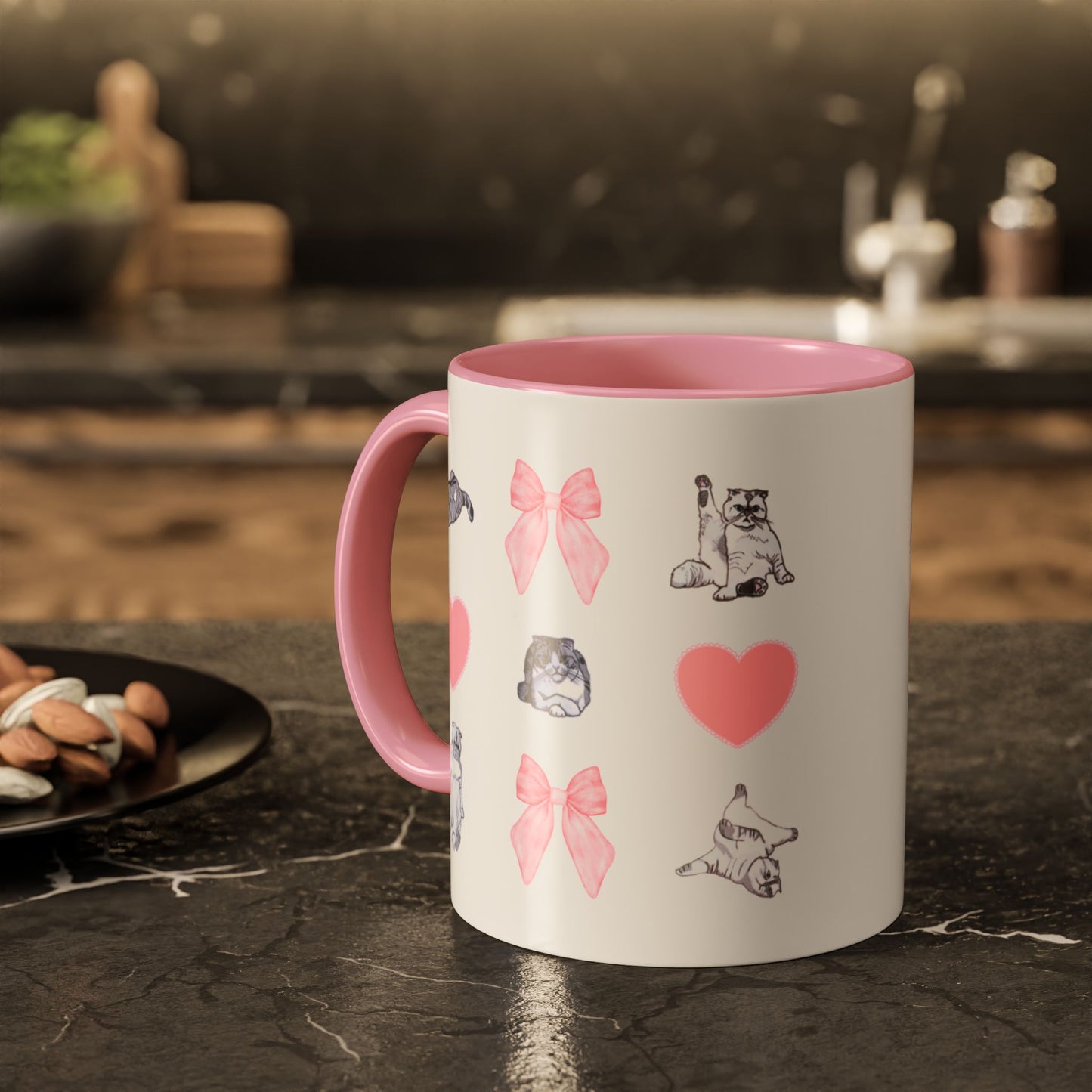 coquette cats - Colorful Mugs (11oz)