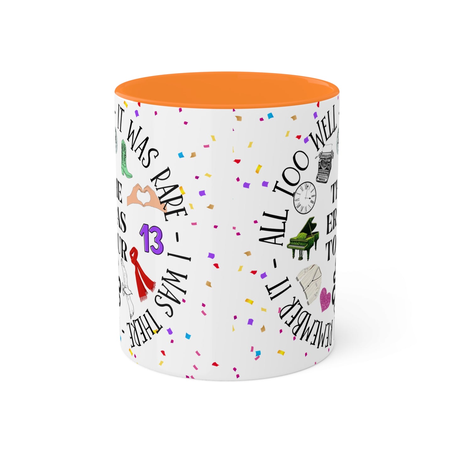 Concert Icons - I remember it all too well - Colorful Mugs, 11oz