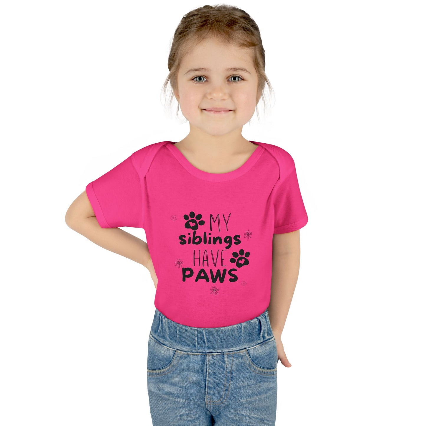 My siblings have paws Bodysuit, Cute Infant Onesie, Pet Lovers Baby Outfit, Baby Shower Gift, Adorable Newborn Clothes