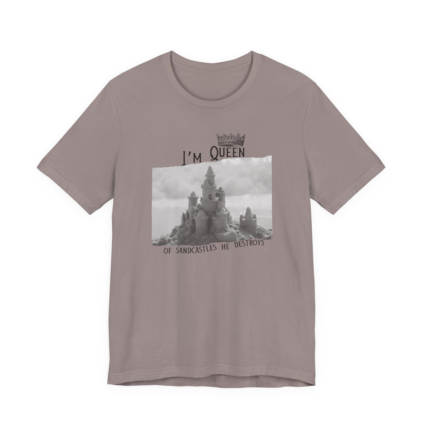 Queen of sandcastles he destroys -  Bella Canvas Unisex Tee, Perfect Gift for Swifties, Trendy Summer Wear, Soft Cotton T-Shirt, Positive Vibe Apparel