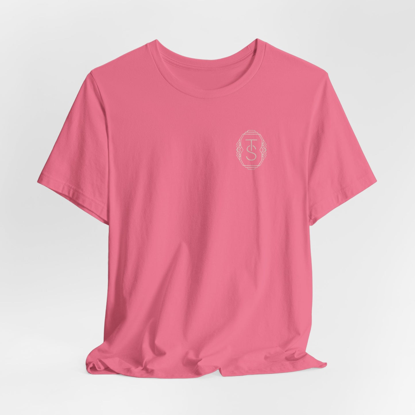 Minimalist Chest Initials Crest Tee
