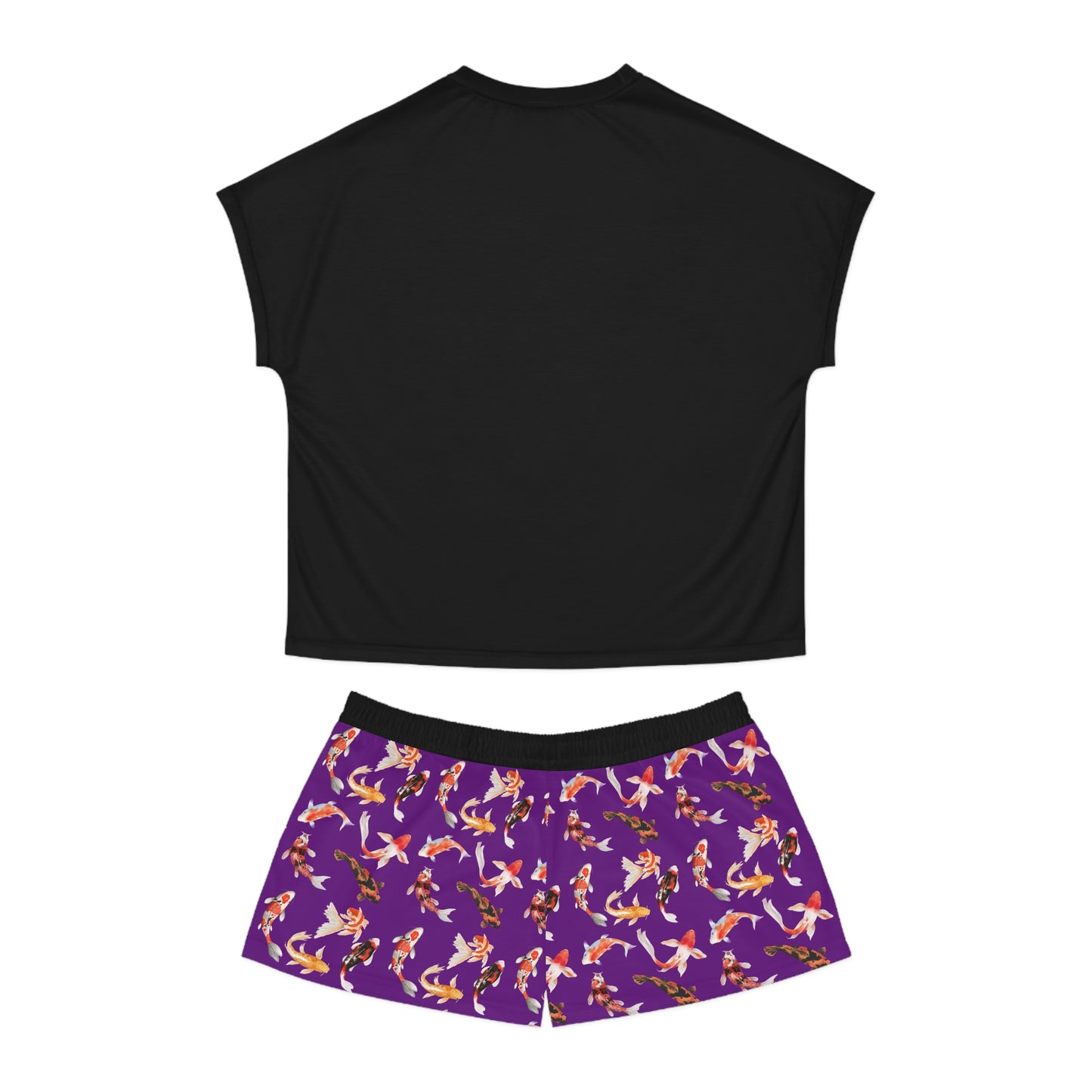 Speak Now Koi Fish Patterned - Women's Short Pajama Set