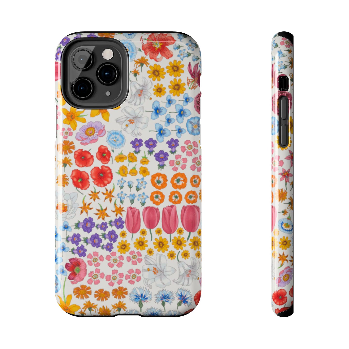 Vibrant Floral Tough Phone Case "Flora"- Durable Protection for Your Device