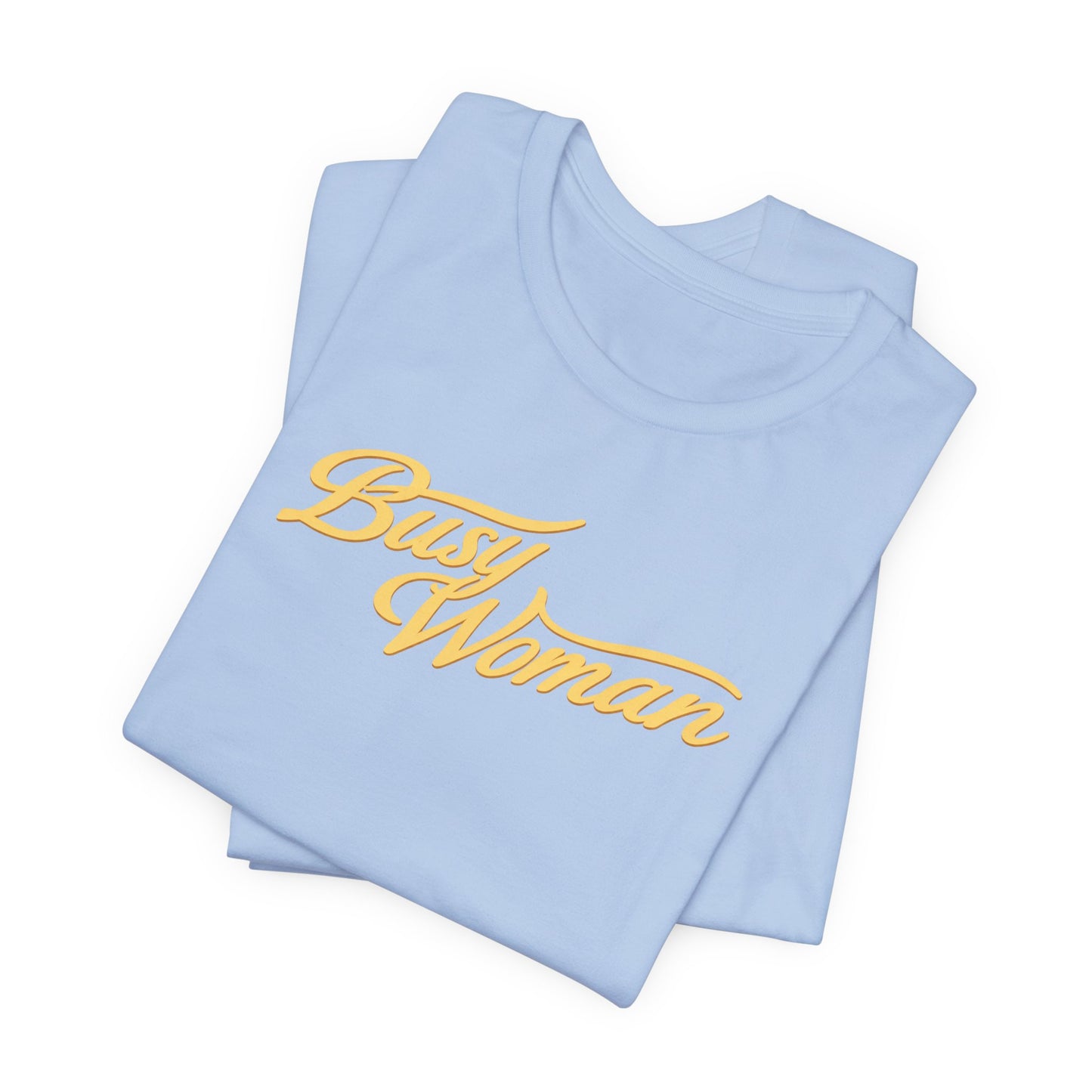 Busy Woman Tee – Retro Script Graphic T-Shirt