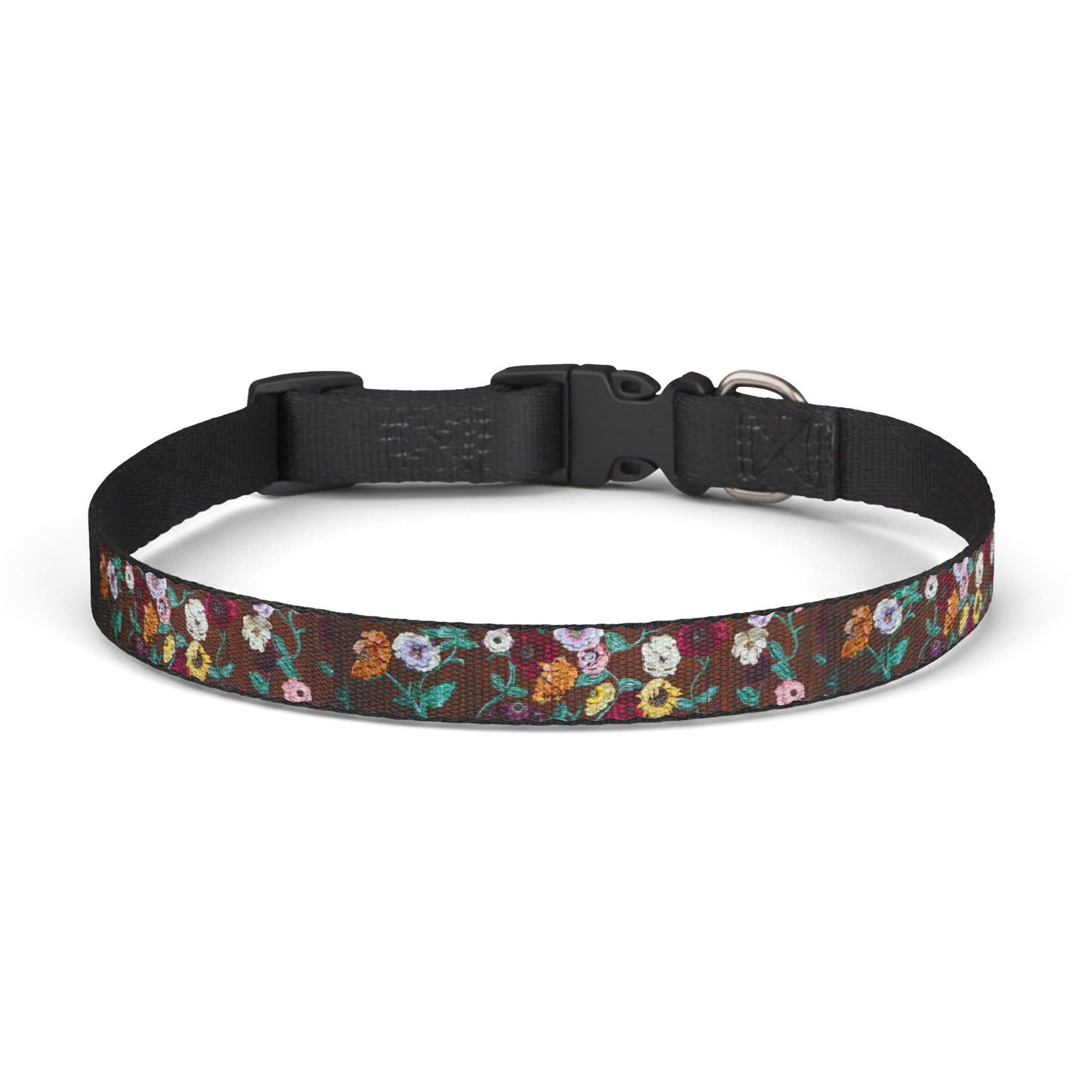 Acoustic Piano Floral Clip-on Pet Collar