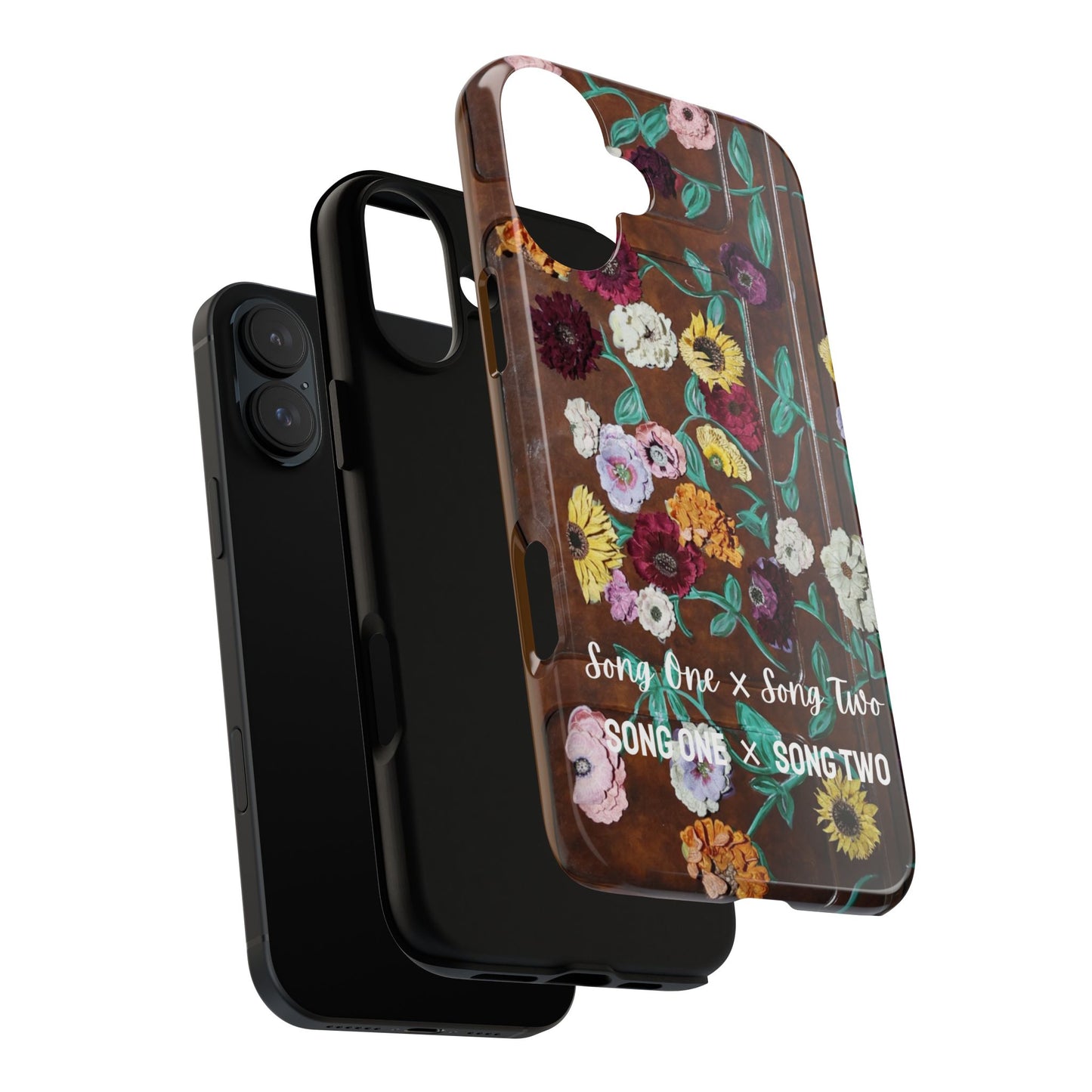 CUSTOMIZABLE with Surprise Song Titles - Surprise Song Floral Piano - Tough Cases