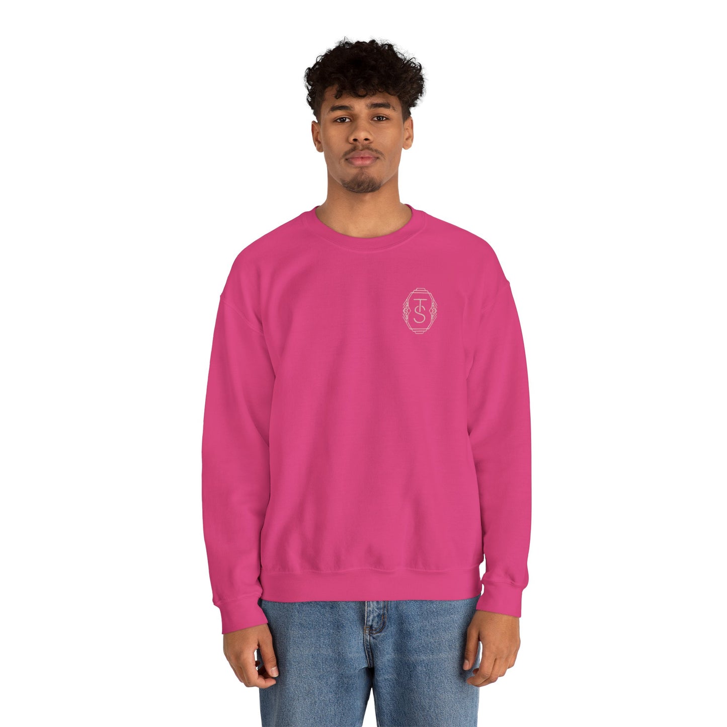 Initials Emblem Crewneck Sweatshirt