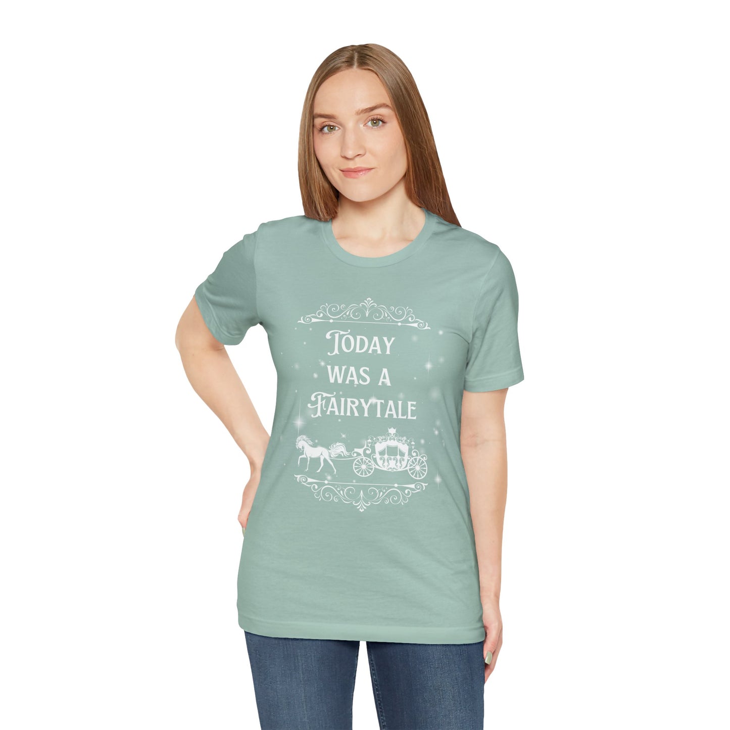 Fairytale Bride Short Sleeve Tee - Today Was a Fairytale (Front and Back!)