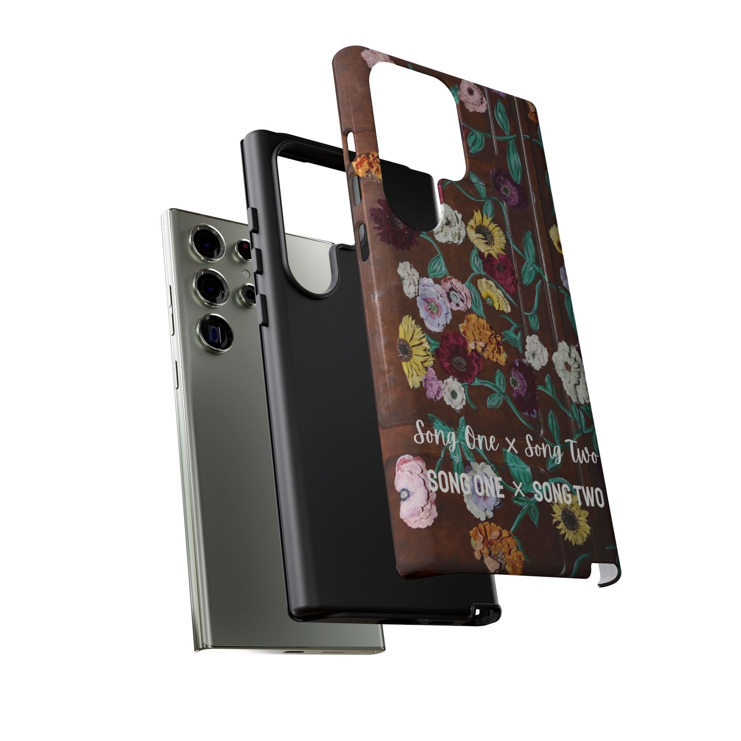 CUSTOMIZABLE with Surprise Song Titles - Surprise Song Floral Piano - Tough Cases