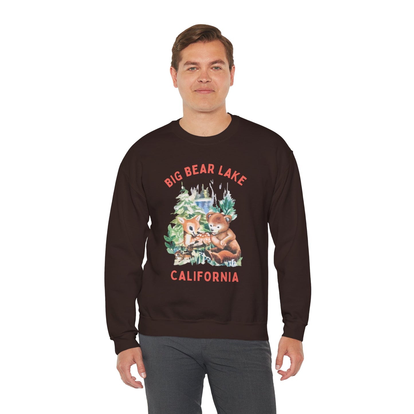 Big Bear Lake Unisex Heavy Blend™ Crewneck Sweatshirt
