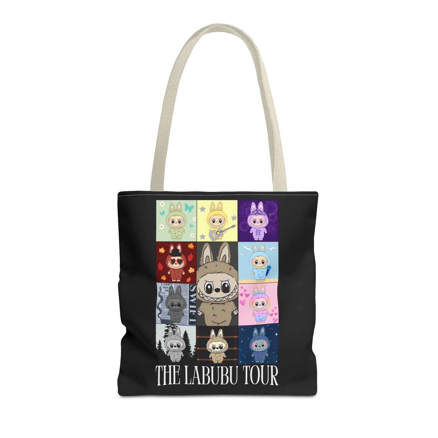 Cute Character Tour Tote Bag | Swiftie Gift | Cartoon Style, Anime Accessories, Gift for Kids, Everyday Use, Eco-Friendly Shopping