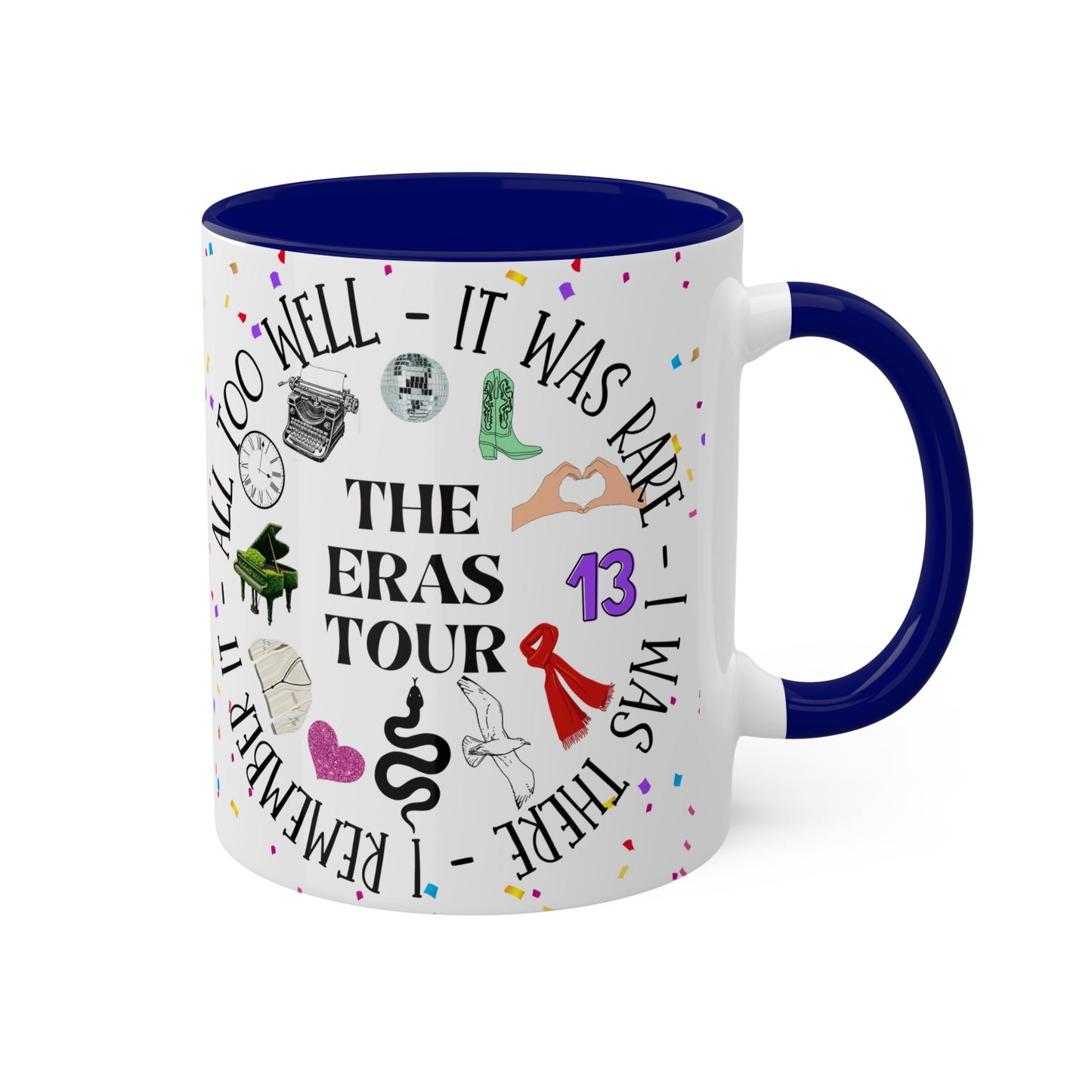 Concert Icons - I remember it all too well - Colorful Mugs, 11oz