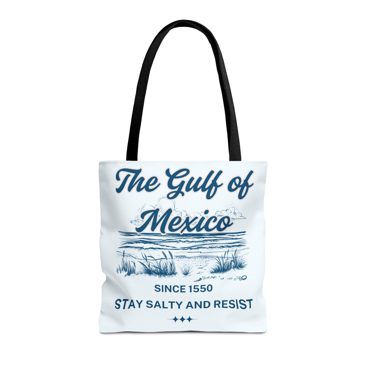 Beach-Themed Tote Bag, Gulf of Mexico Design, Nautical Carryall, Summer Essential, Gift for Beach Lovers, Eco-Friendly Bag
