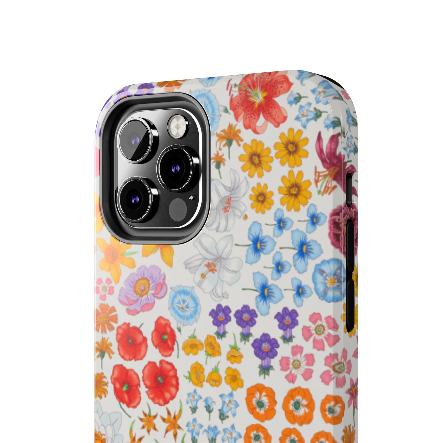 Vibrant Floral Tough Phone Case "Flora"- Durable Protection for Your Device