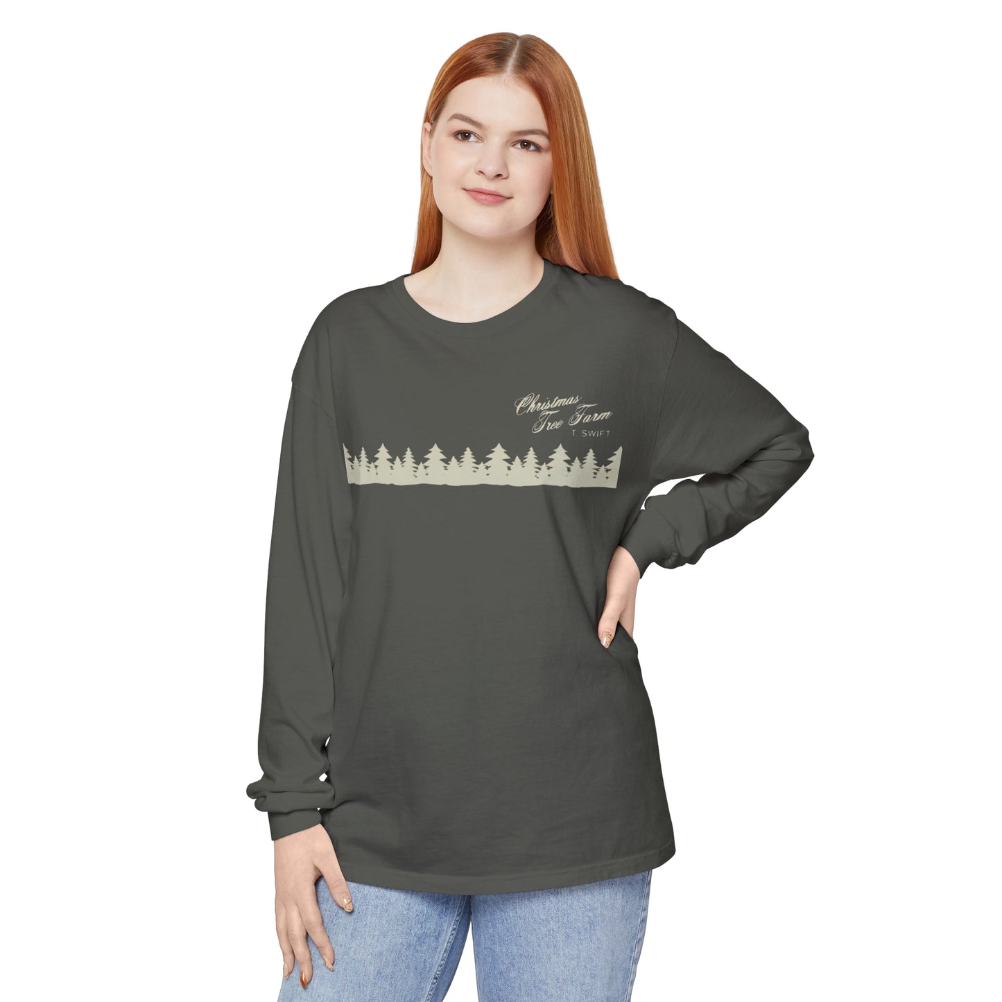 tree farm Unisex Comfort Colors Long Sleeve T-Shirt