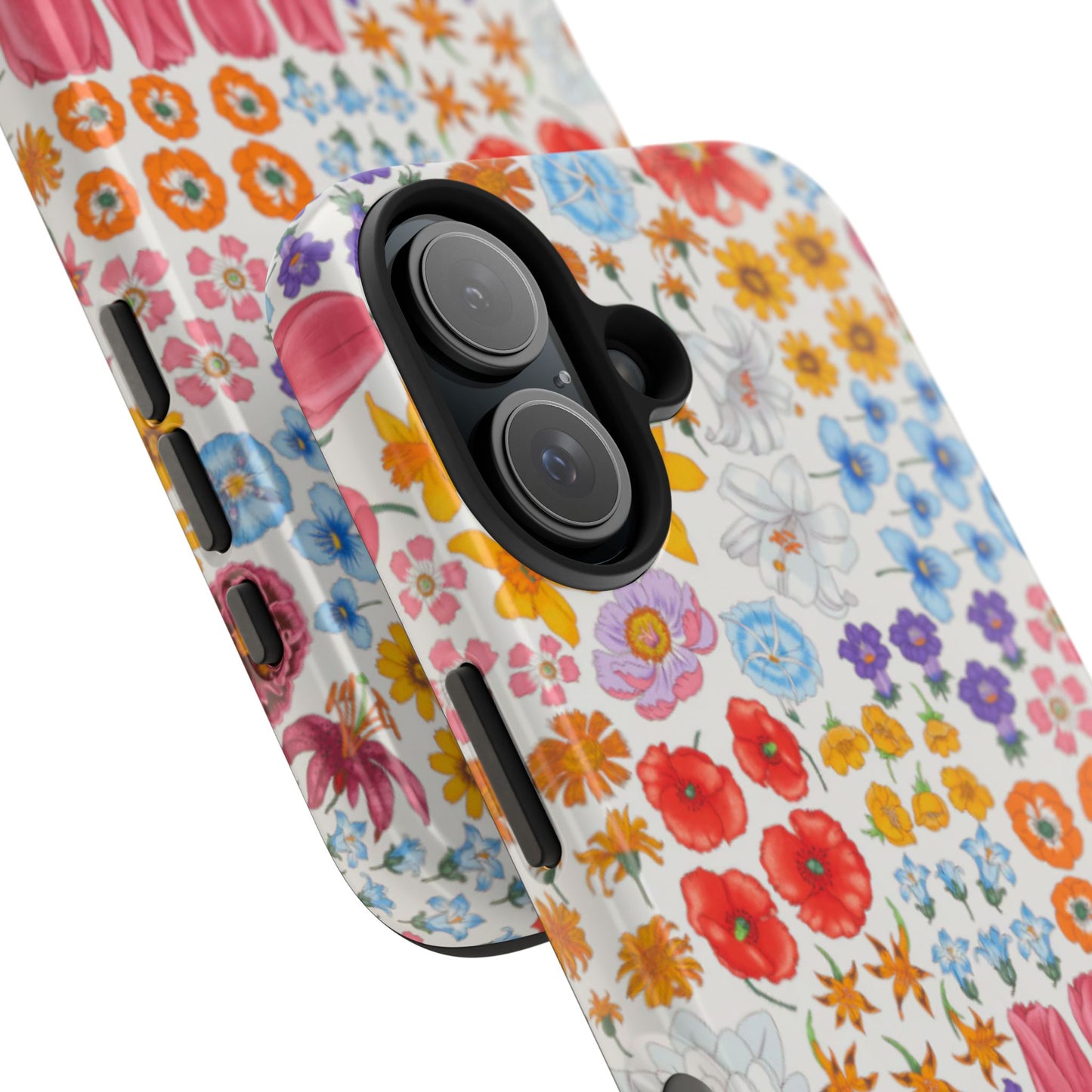 Vibrant Floral Tough Phone Case "Flora"- Durable Protection for Your Device