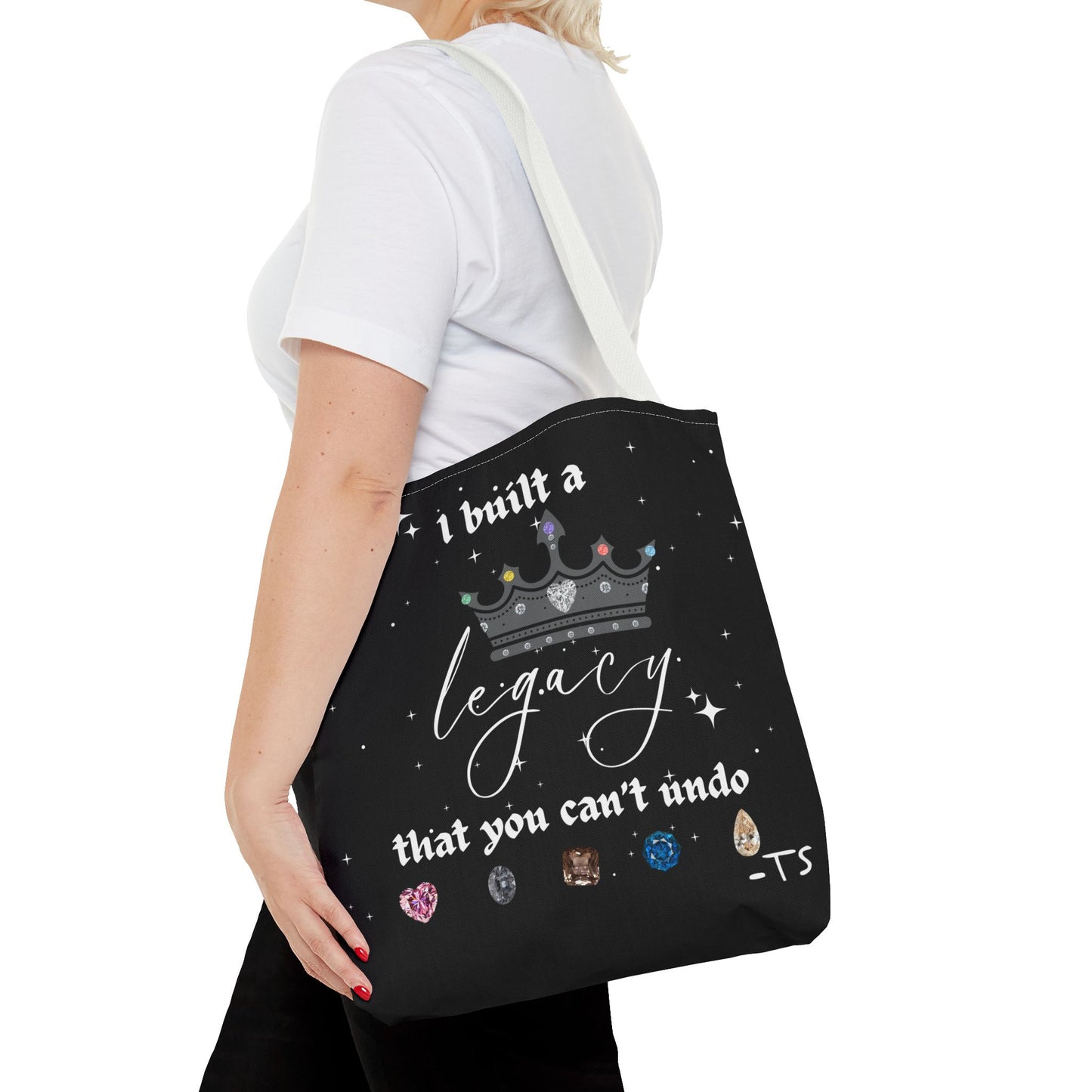 I Built a Legacy Tote Bag, Inspirational Tote, Motivational Bag, Empowerment Accessories, Swiftie bag