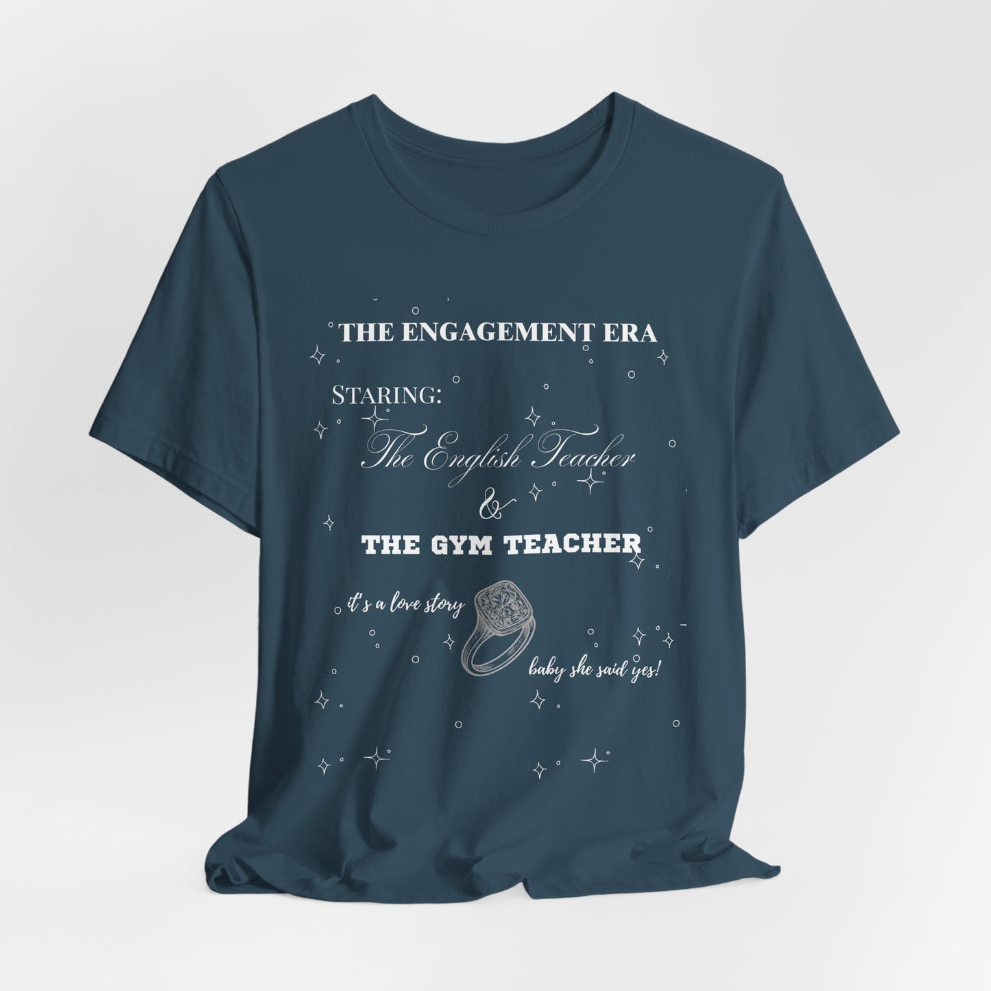 Funny Gym Teacher Engagement Tee, Unisex Teacher Shirt, Engagement Gift, Cousin Shirts, Fun Workout Tee, Teacher Appreciation