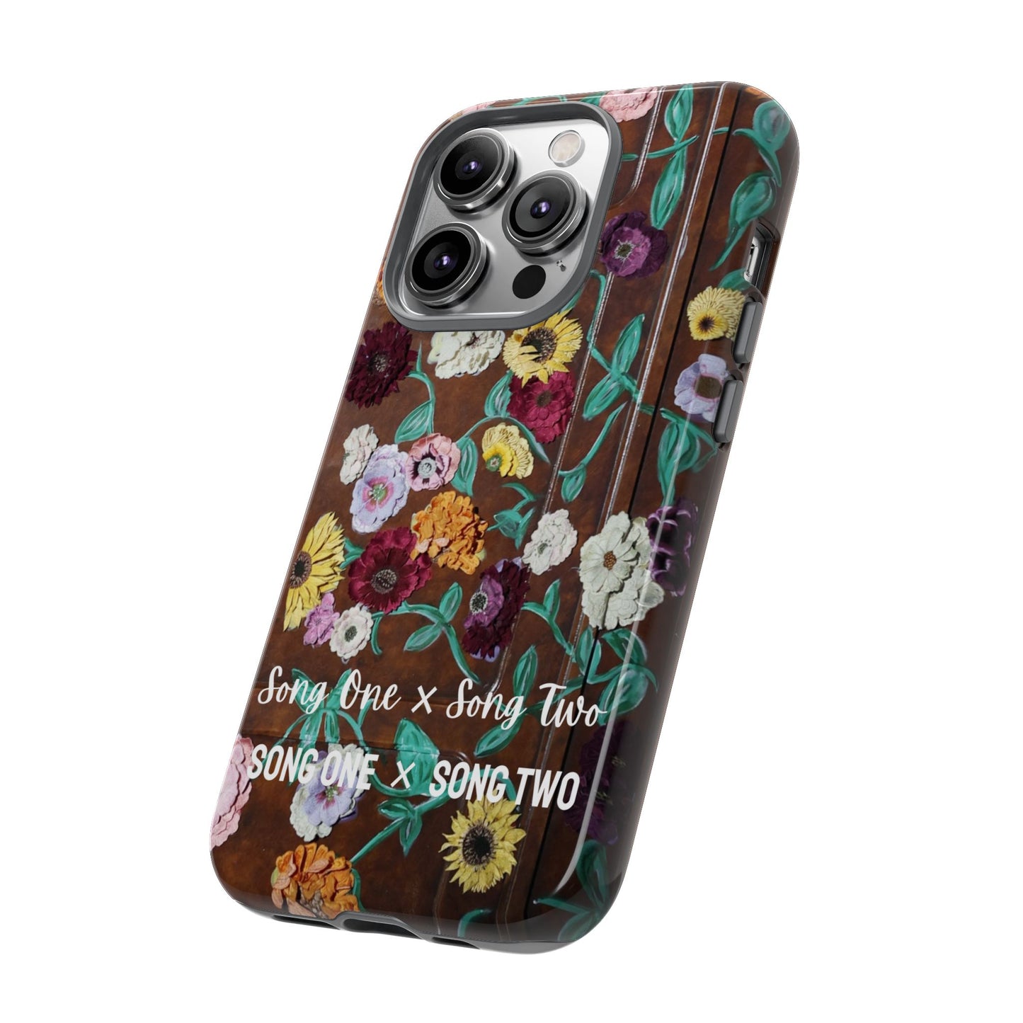 CUSTOMIZABLE with Surprise Song Titles - Surprise Song Floral Piano - Tough Cases