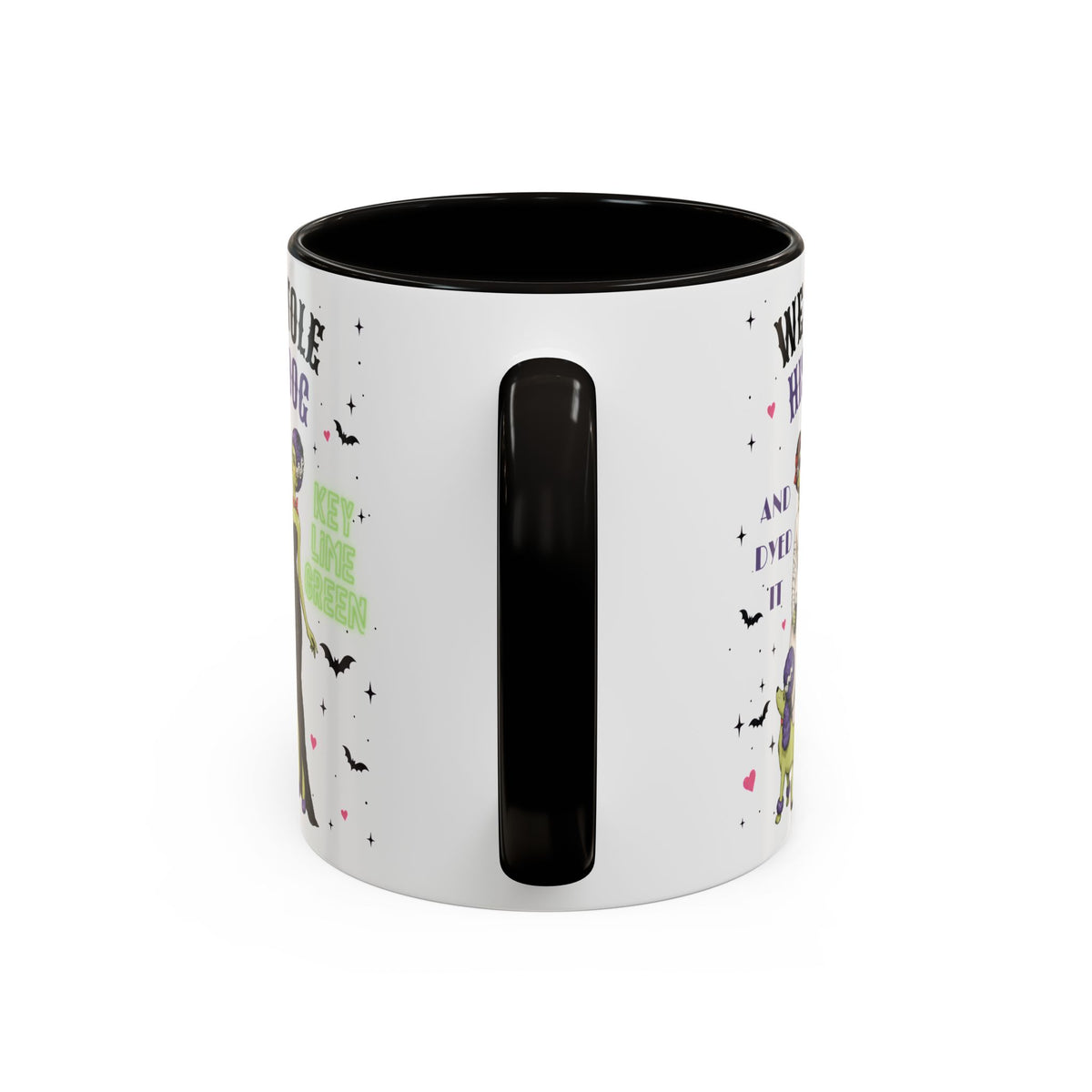 Monster Brides Dog Walk Mug — 11 oz Coffee Cup Lesbian Couple