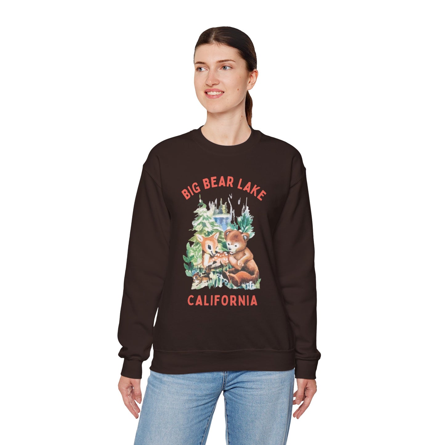 Big Bear Lake Unisex Heavy Blend™ Crewneck Sweatshirt