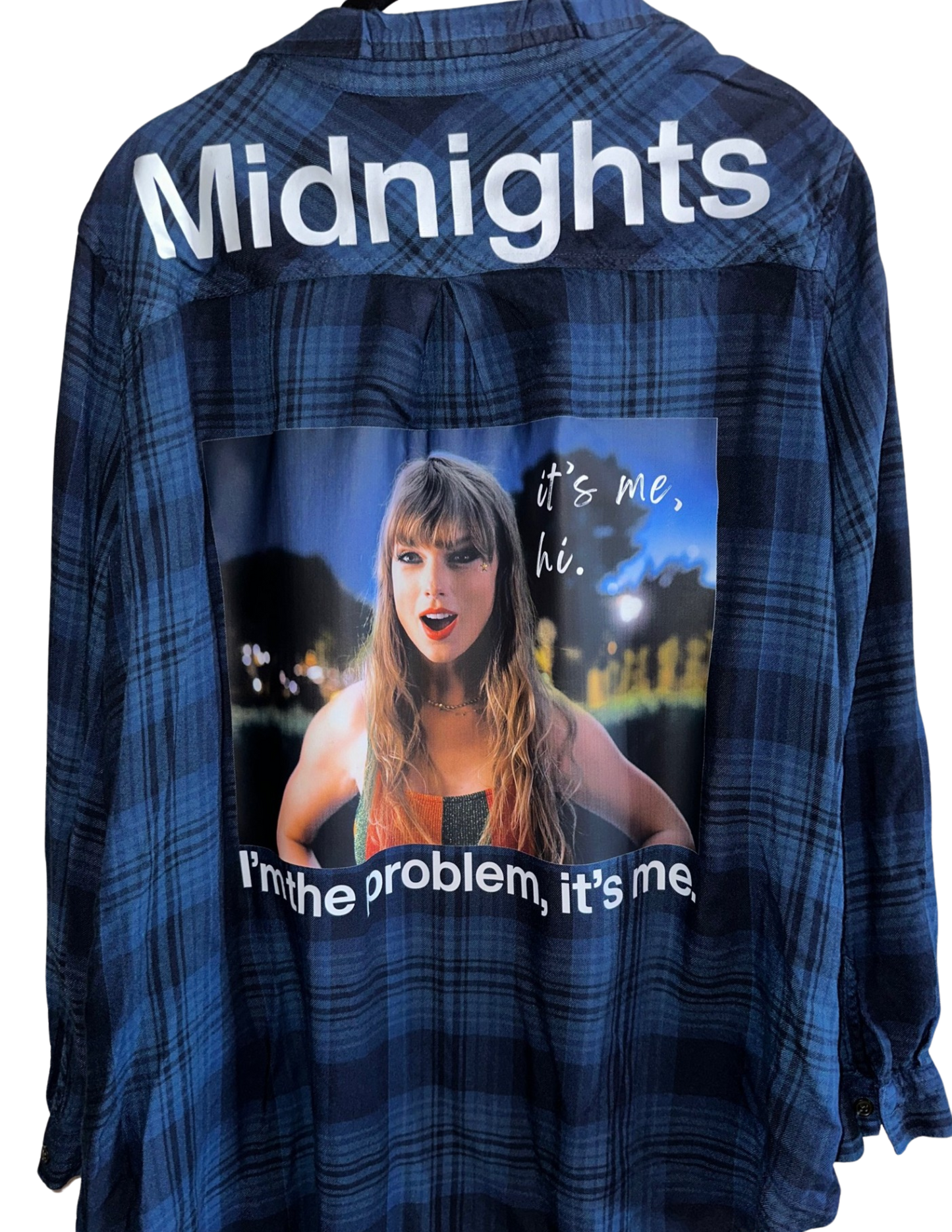 Made to Order Swiftie Upcycled Flannel Shirt
