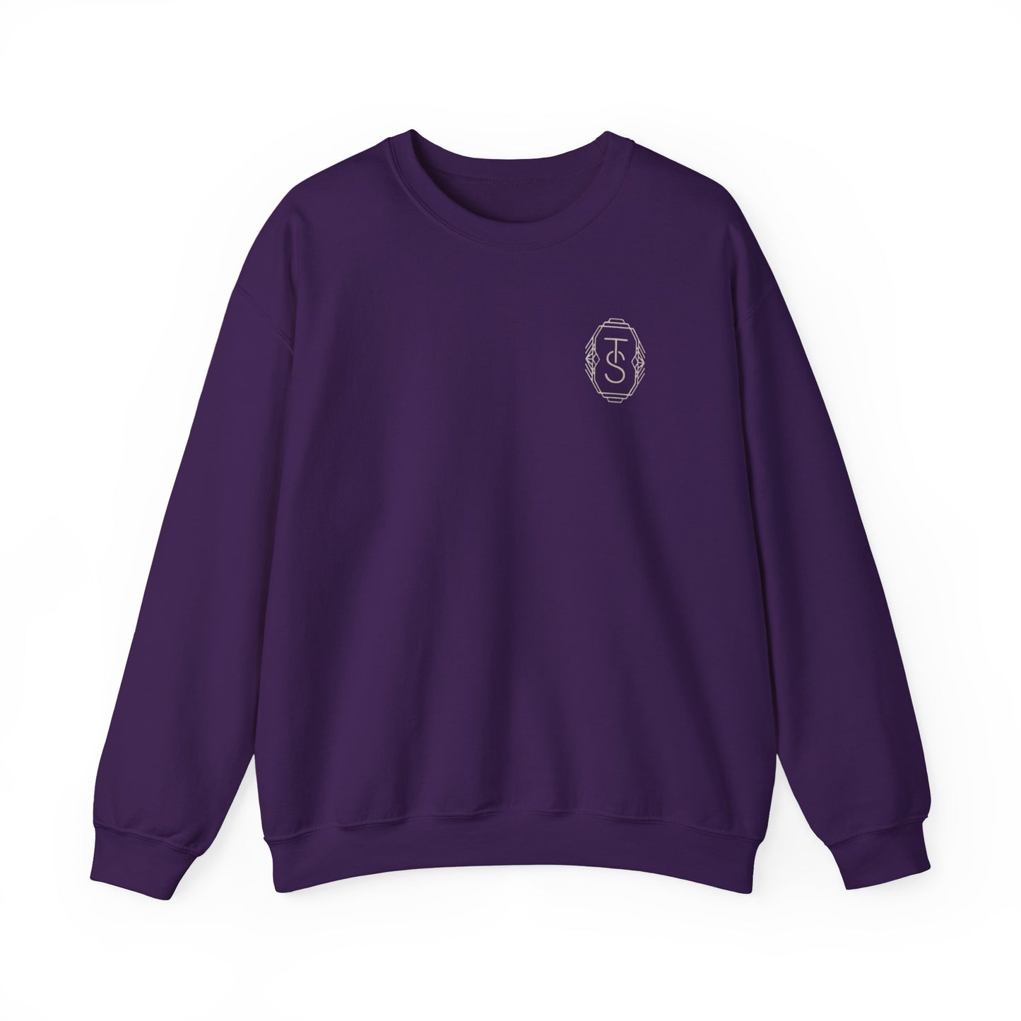 Initials Emblem Crewneck Sweatshirt