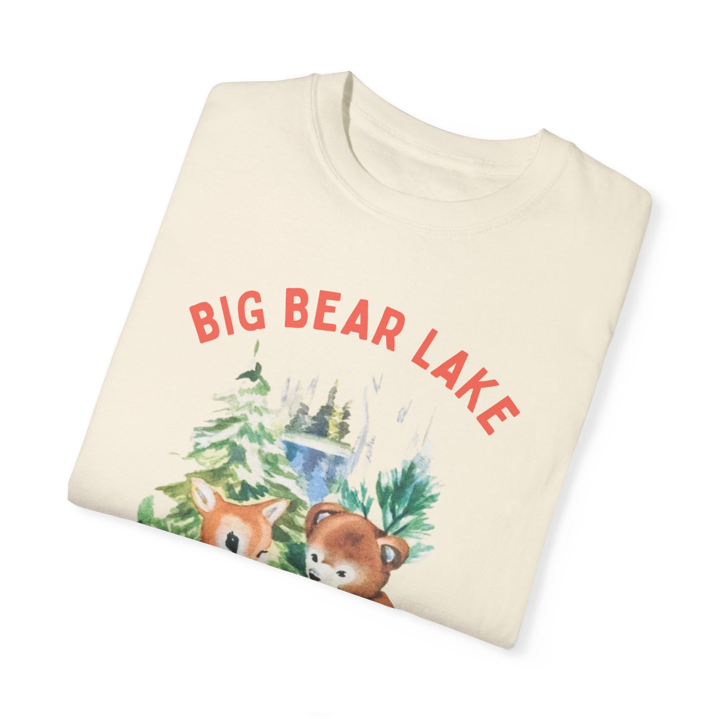 Big Bear Lake Unisex Garment-Dyed T-shirt