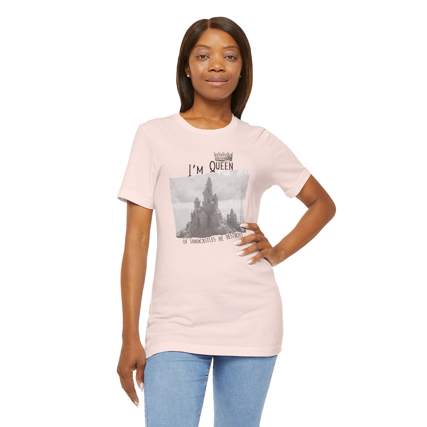 Queen of sandcastles he destroys -  Bella Canvas Unisex Tee, Perfect Gift for Swifties, Trendy Summer Wear, Soft Cotton T-Shirt, Positive Vibe Apparel