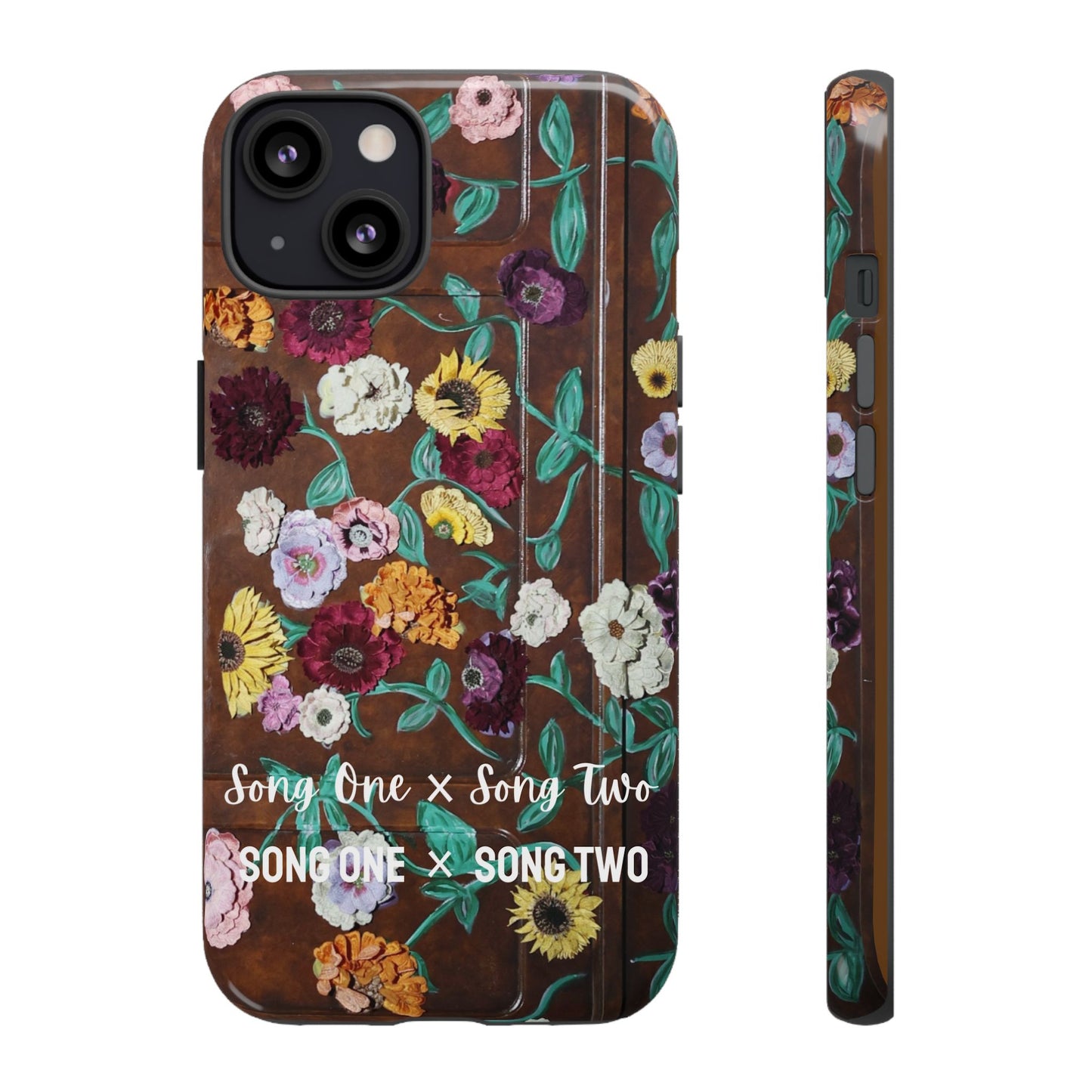 CUSTOMIZABLE with Surprise Song Titles - Surprise Song Floral Piano - Tough Cases