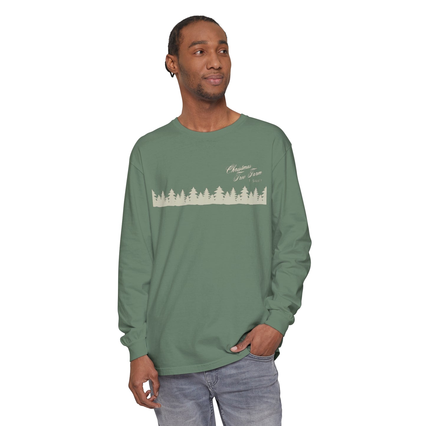 tree farm Unisex Comfort Colors Long Sleeve T-Shirt