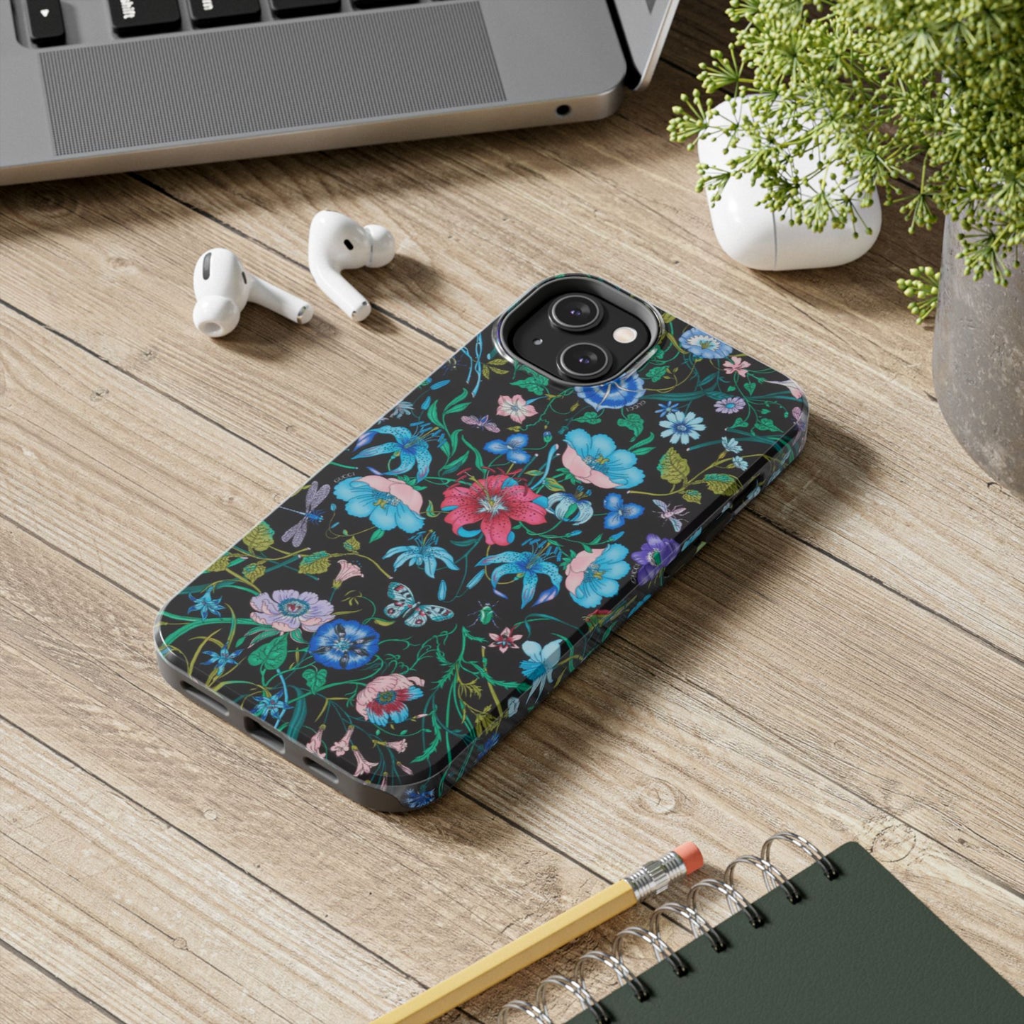 Vibrant Floral Tough Phone Case - Stylish and Durable Protection