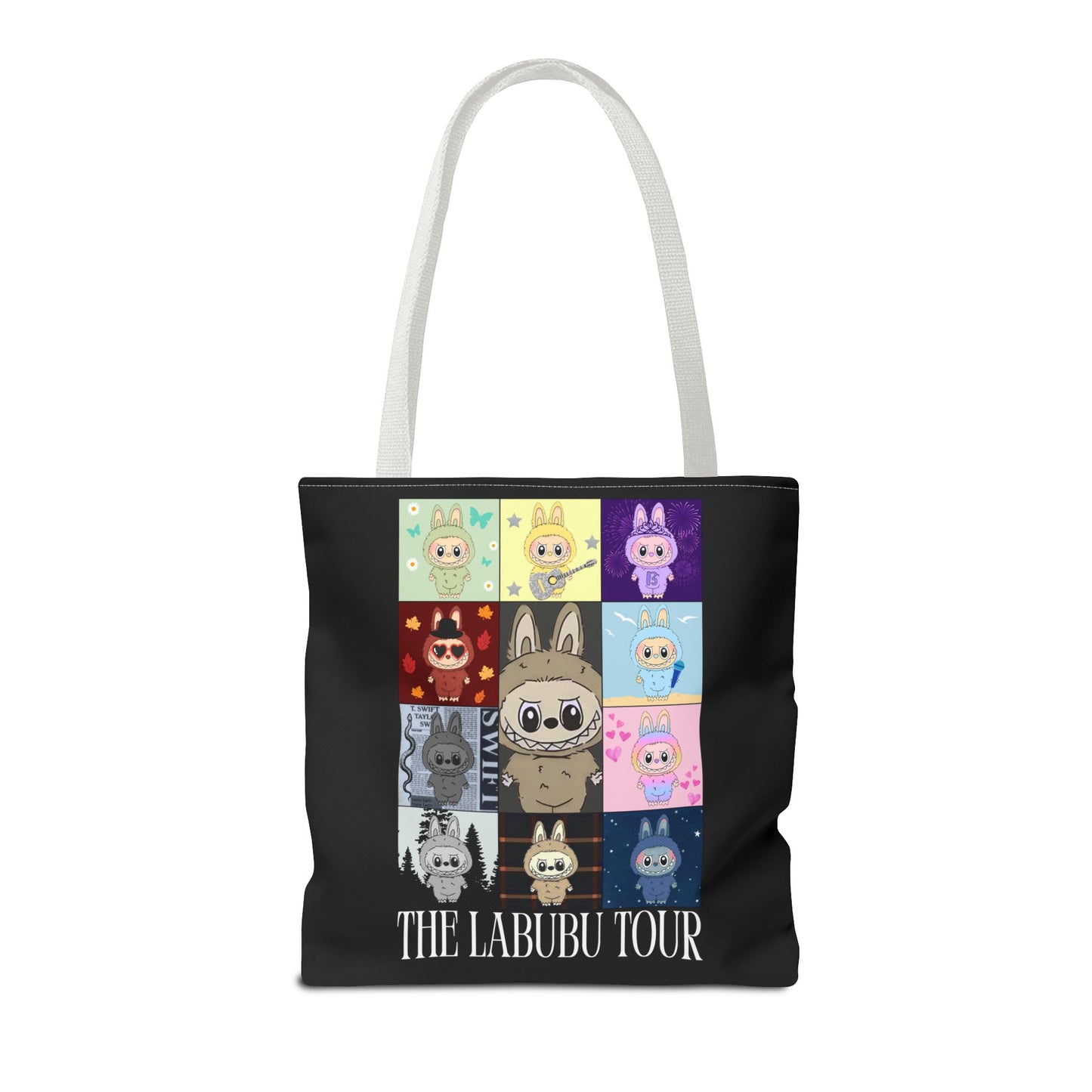 Cute Character Tour Tote Bag | Swiftie Gift | Cartoon Style, Anime Accessories, Gift for Kids, Everyday Use, Eco-Friendly Shopping