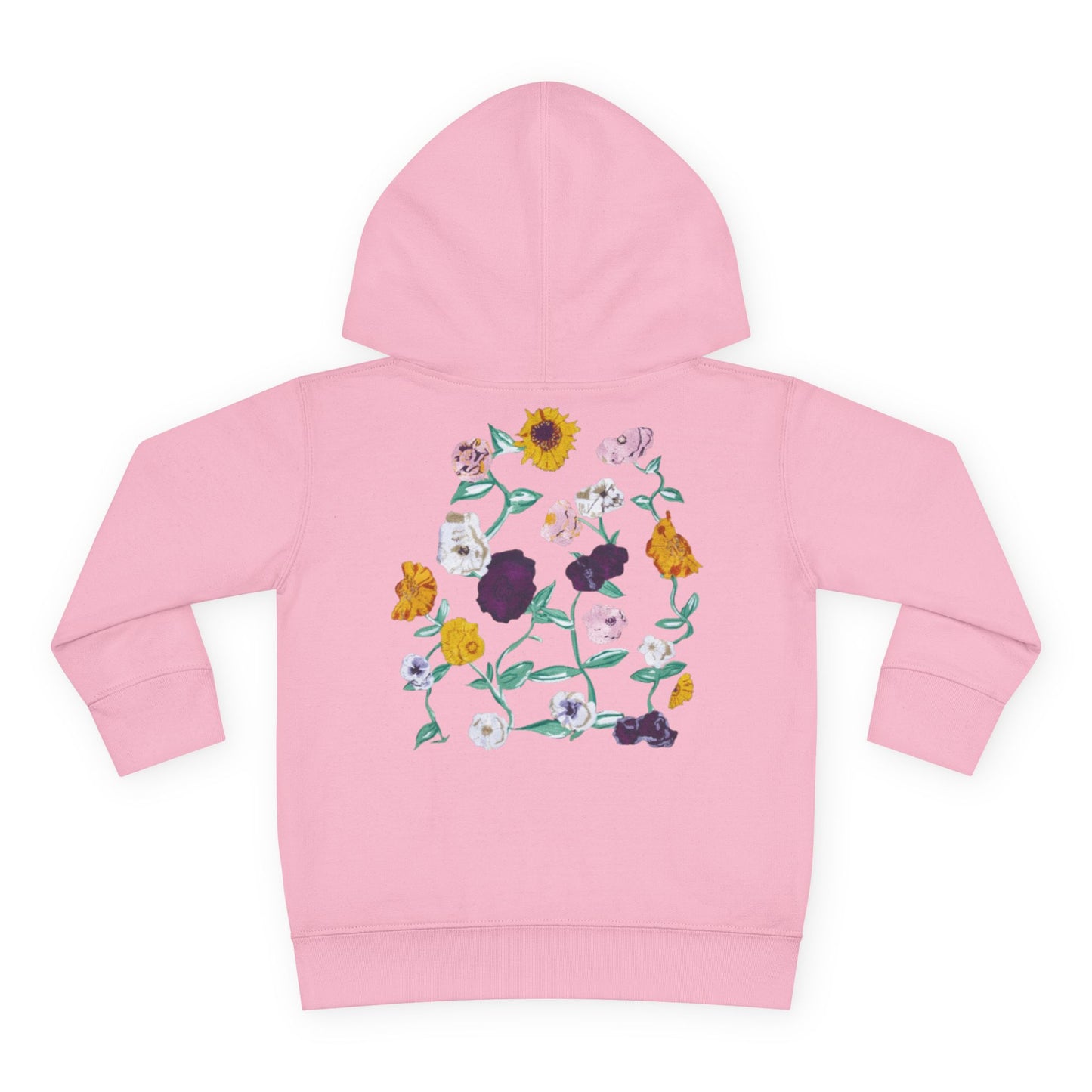 Surprise Song Piano Flowers - Toddler Pullover Fleece Hoodie