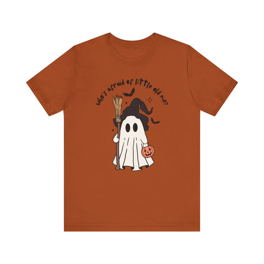 who's afraid of little old me ghost - swiftie halloween - Unisex Jersey Short Sleeve Tee