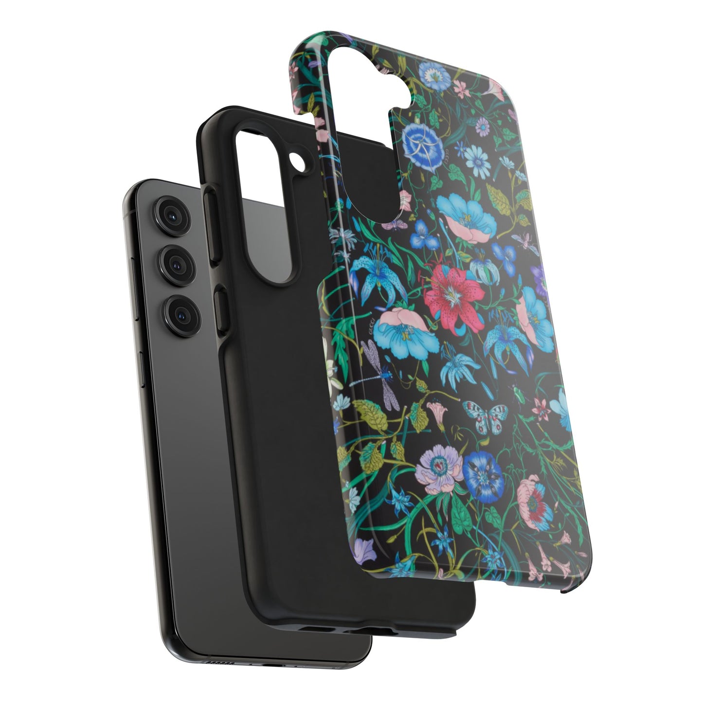 Vibrant Floral Tough Phone Case - Stylish and Durable Protection