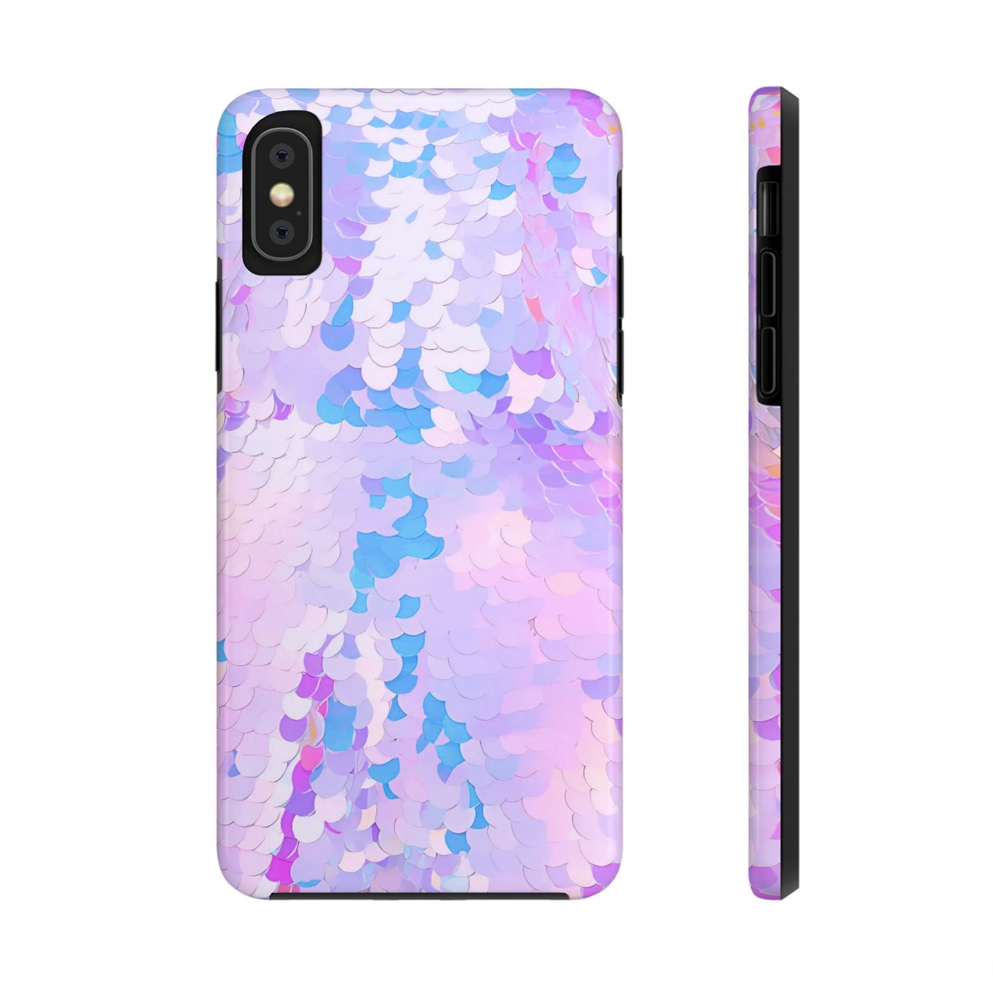 Colorful Sequin Romper Tough Phone Case - Stylish Protection for Your Device