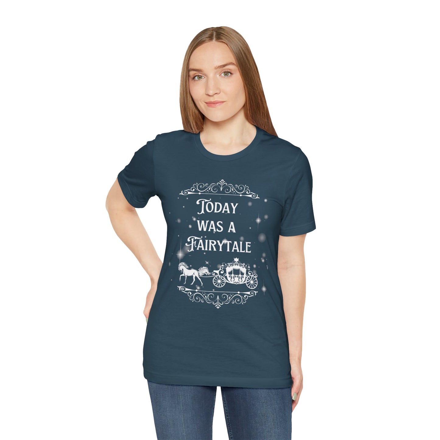 Fairytale Bride Short Sleeve Tee - Today Was a Fairytale (Front and Back!)