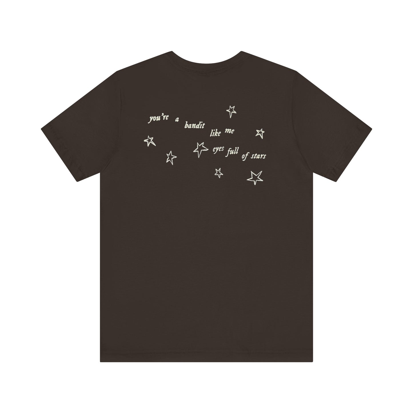 Eyes Full of Stars front and back - Unisex Jersey Short Sleeve Tee