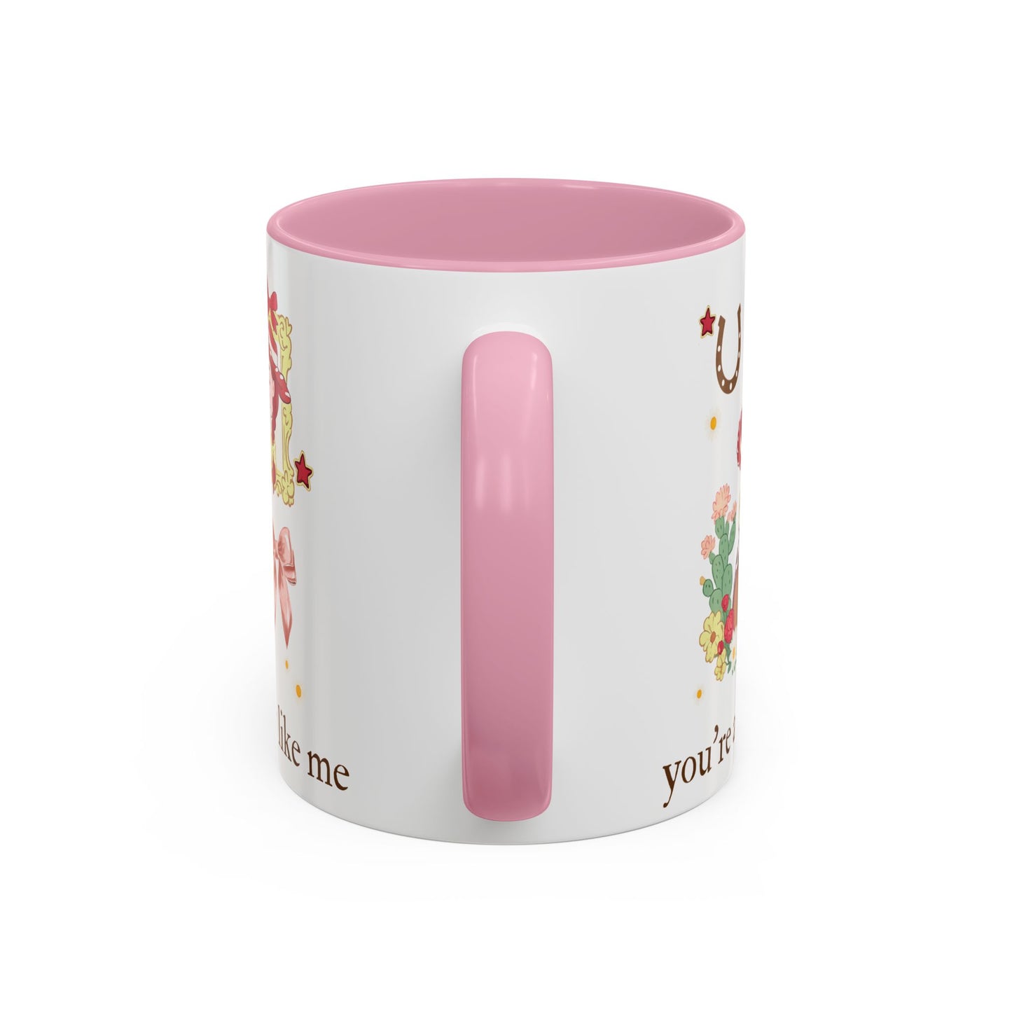 Cowgirl Cowboy Mug – "You're a Cowboy Like Me" Colorful 11oz Ceramic Coffee Cup