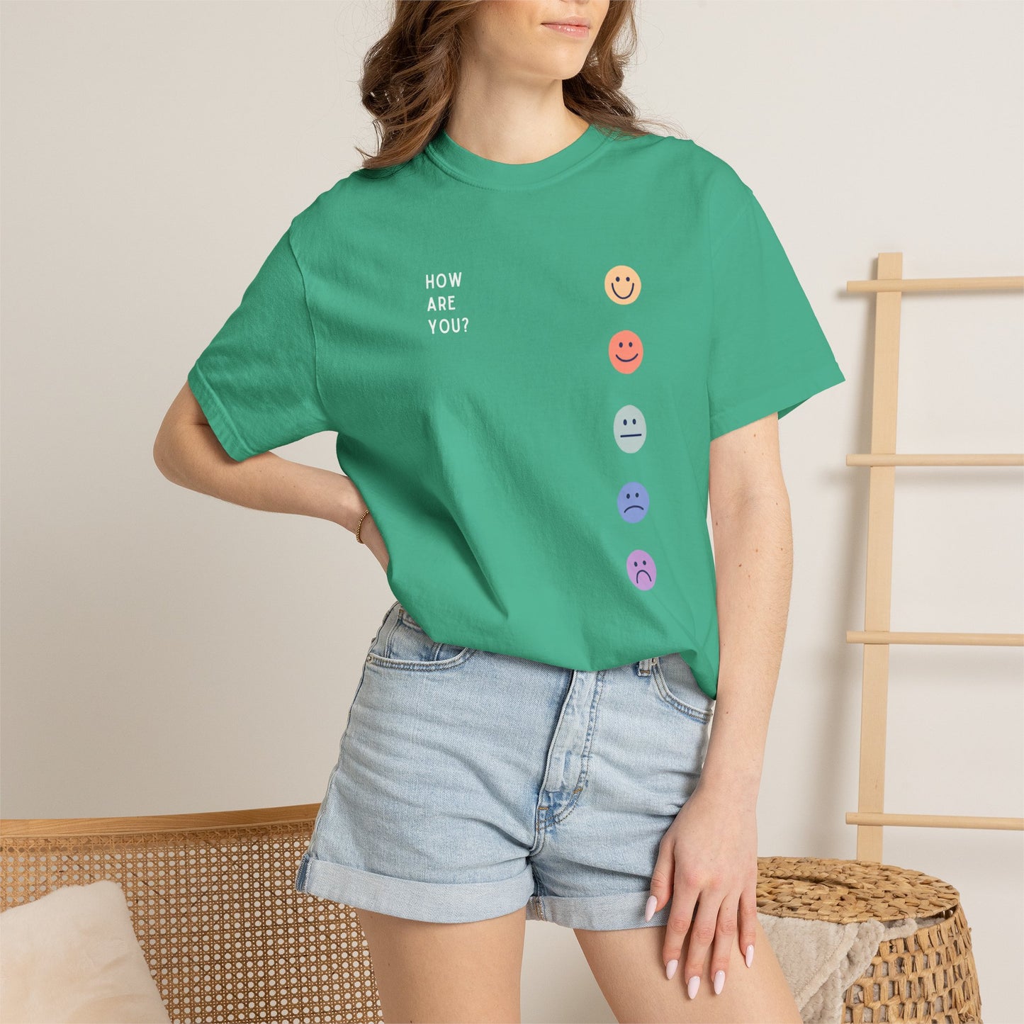 How Are You? Emoji Mood T-Shirt