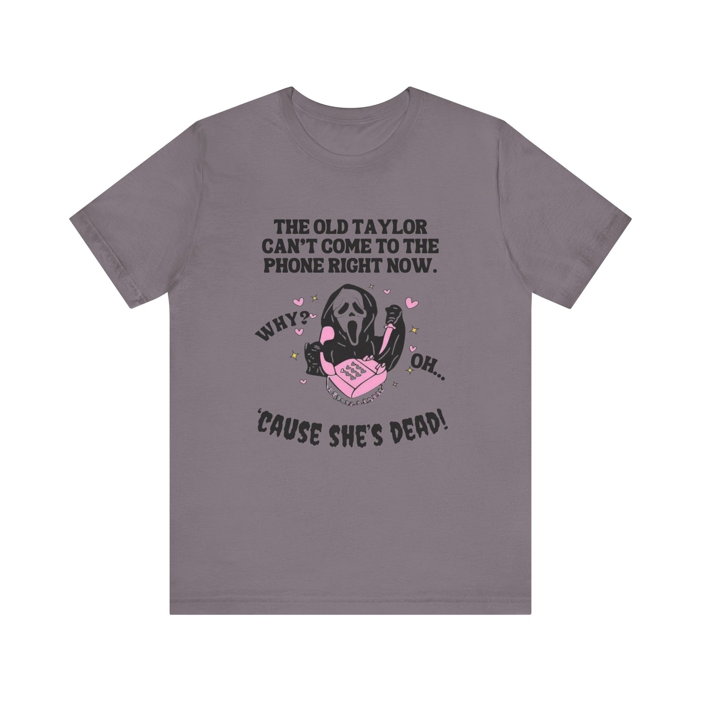 Swiftie Halloween Ghost Face - Unisex Jersey Short Sleeve Tee