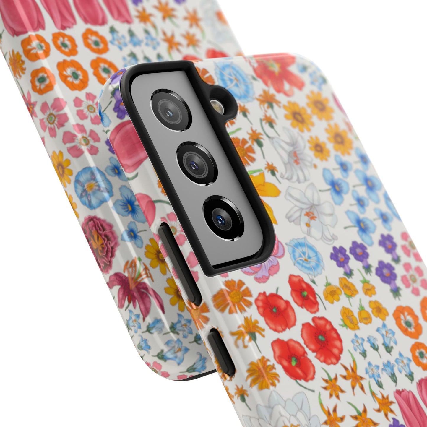 Vibrant Floral Tough Phone Case "Flora"- Durable Protection for Your Device