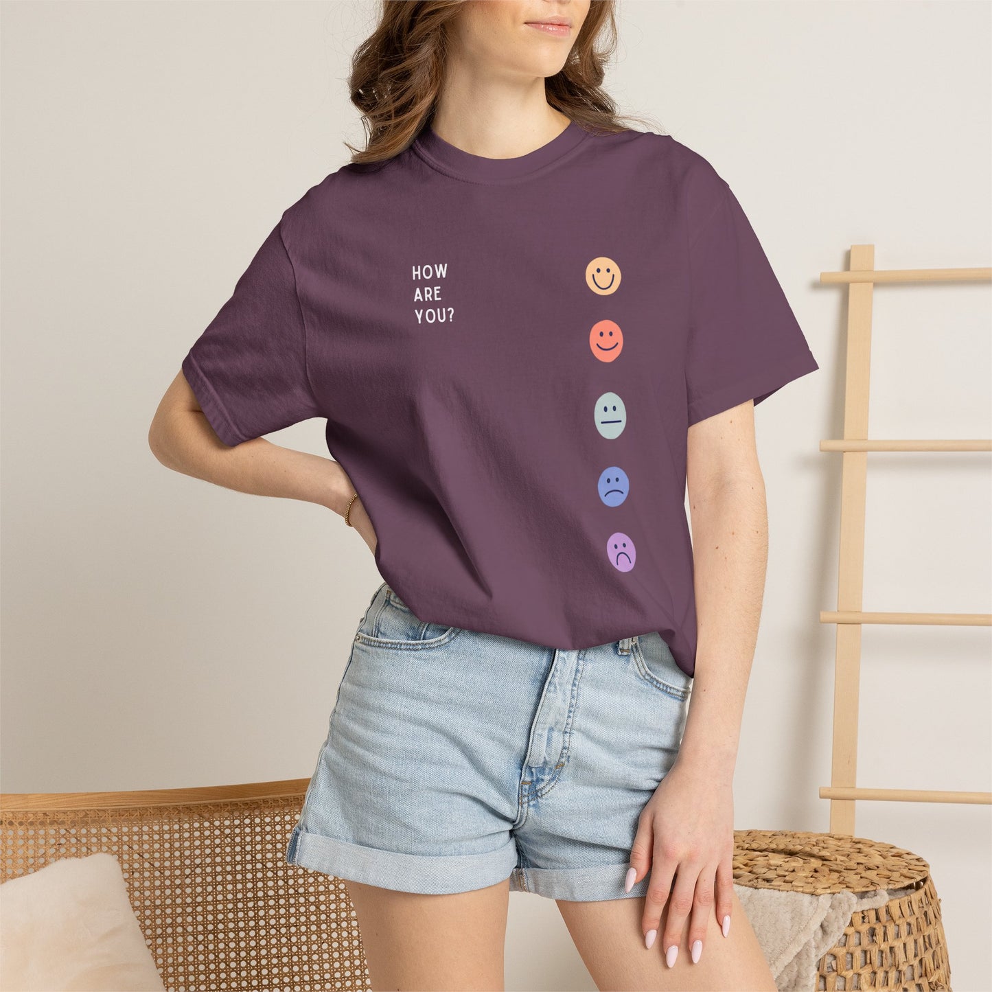 How Are You? Emoji Mood T-Shirt