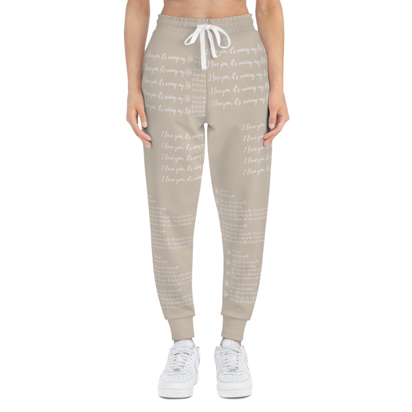 I love you - Unisex Athletic Joggers