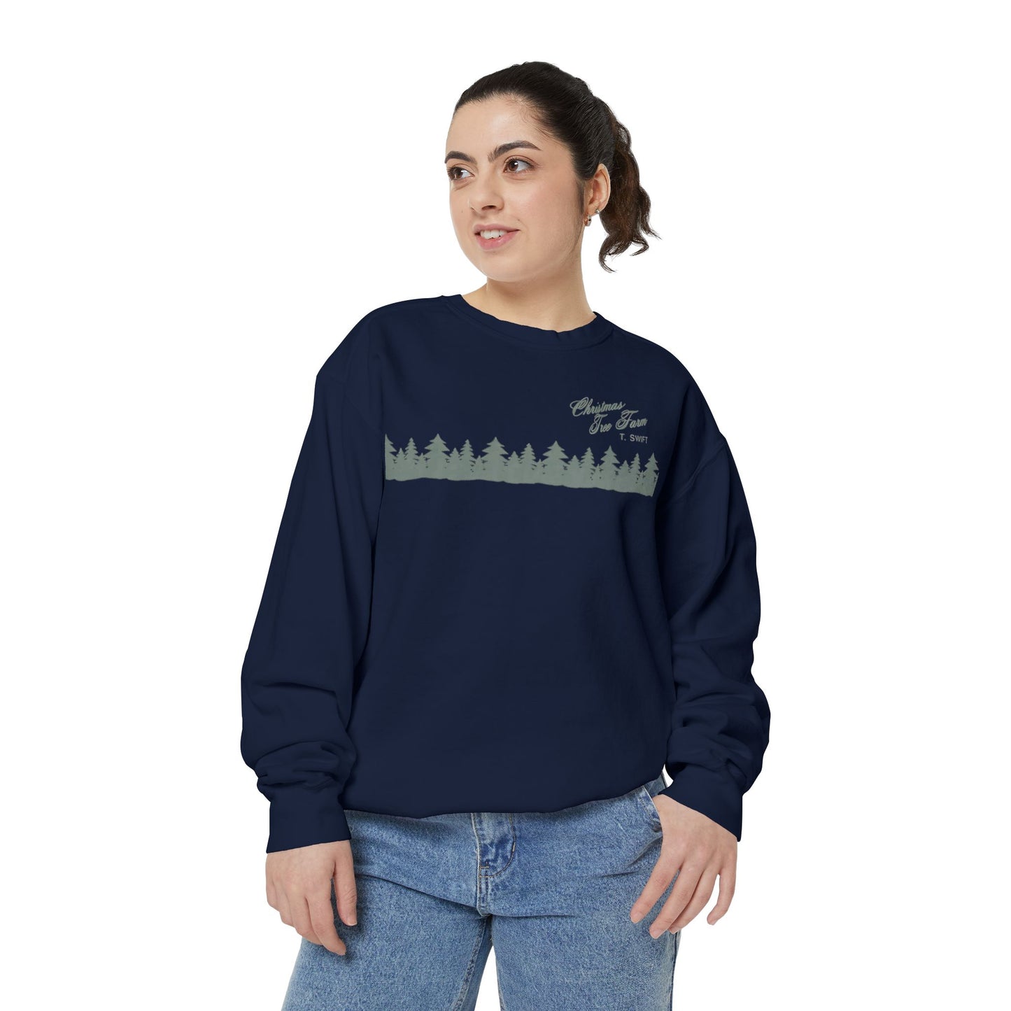 tree farm Comfort Colors Unisex Garment-Dyed Sweatshirt