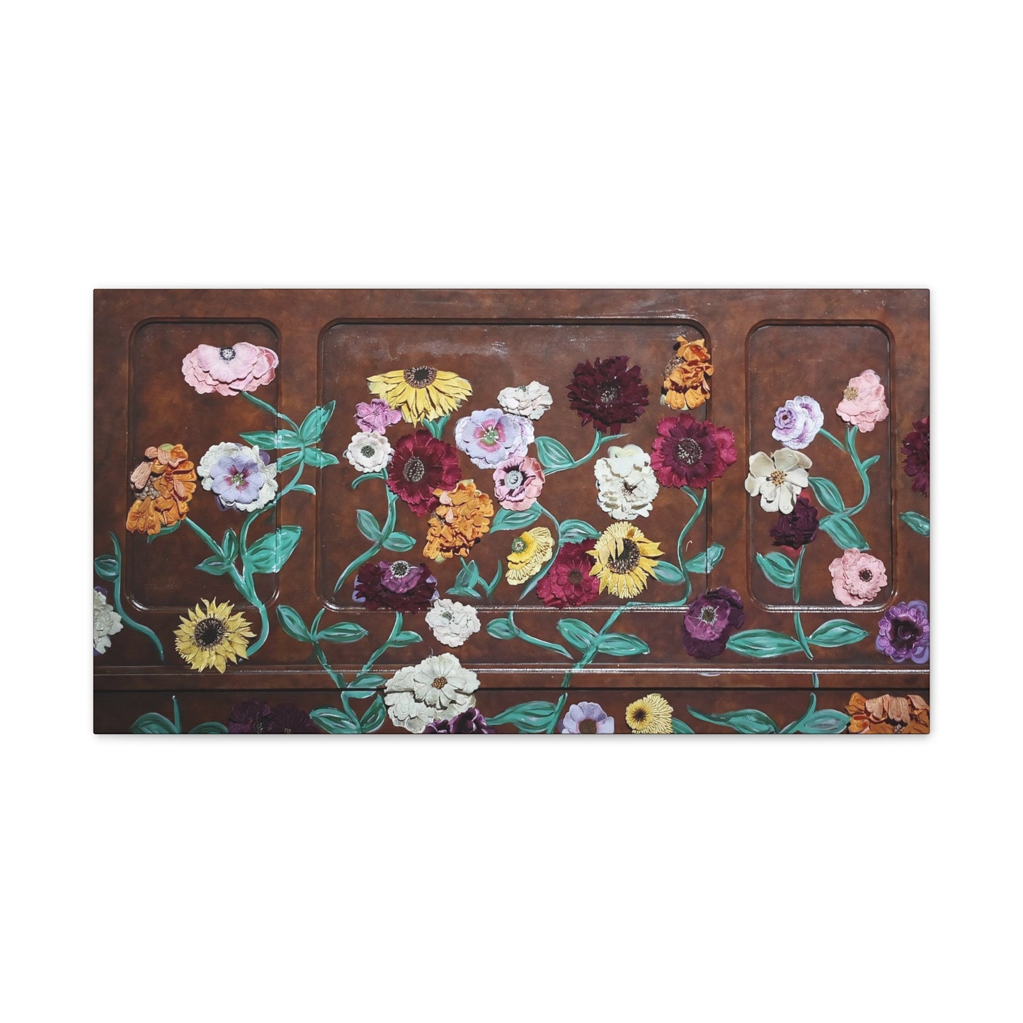 Surprise Song Flower Piano Wall Art - Canvas